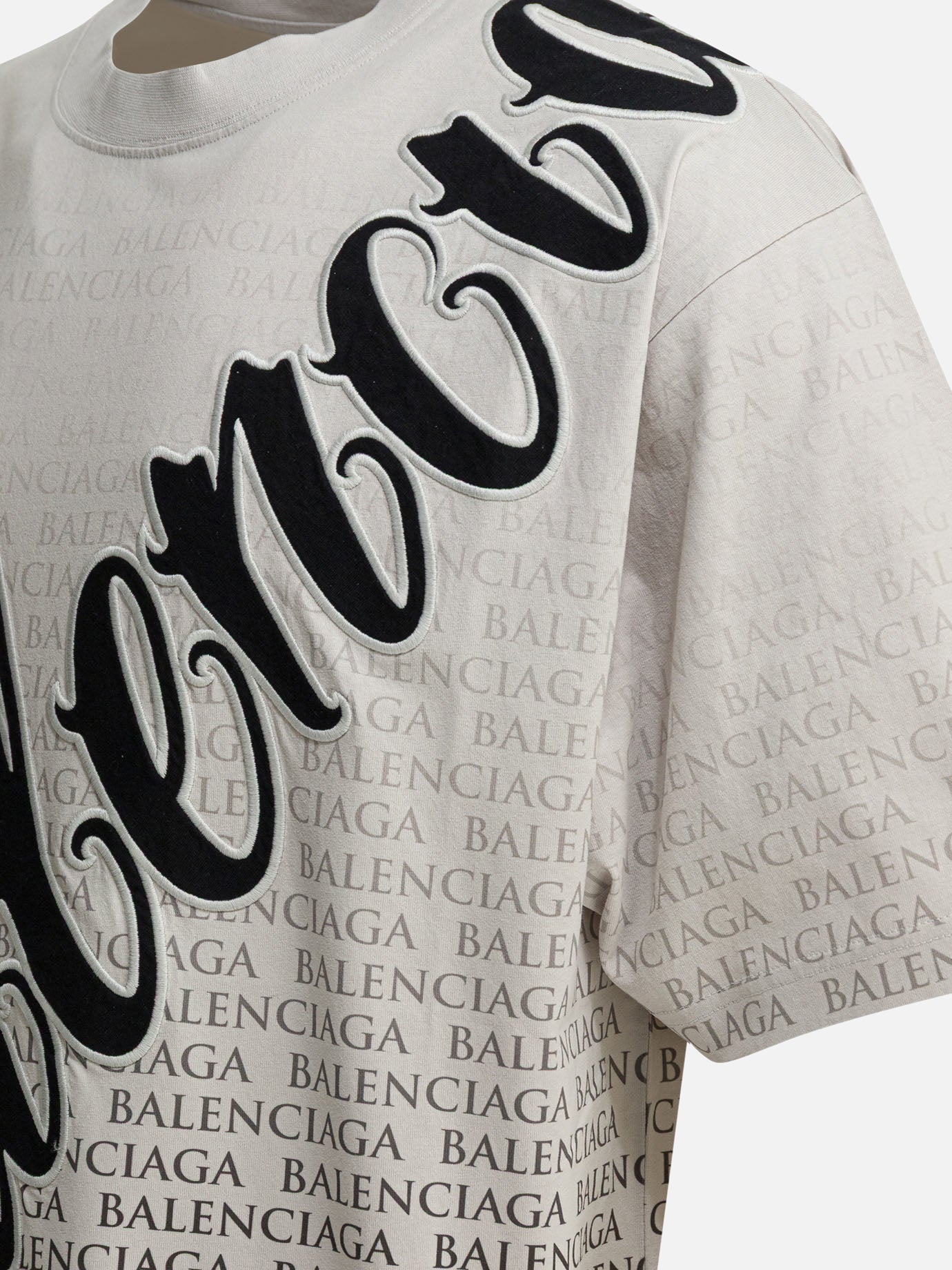 Crewneck t-shirts Graphics  White - Balenciaga Men | PDP | VIETTI Online Store | thumbnail_4