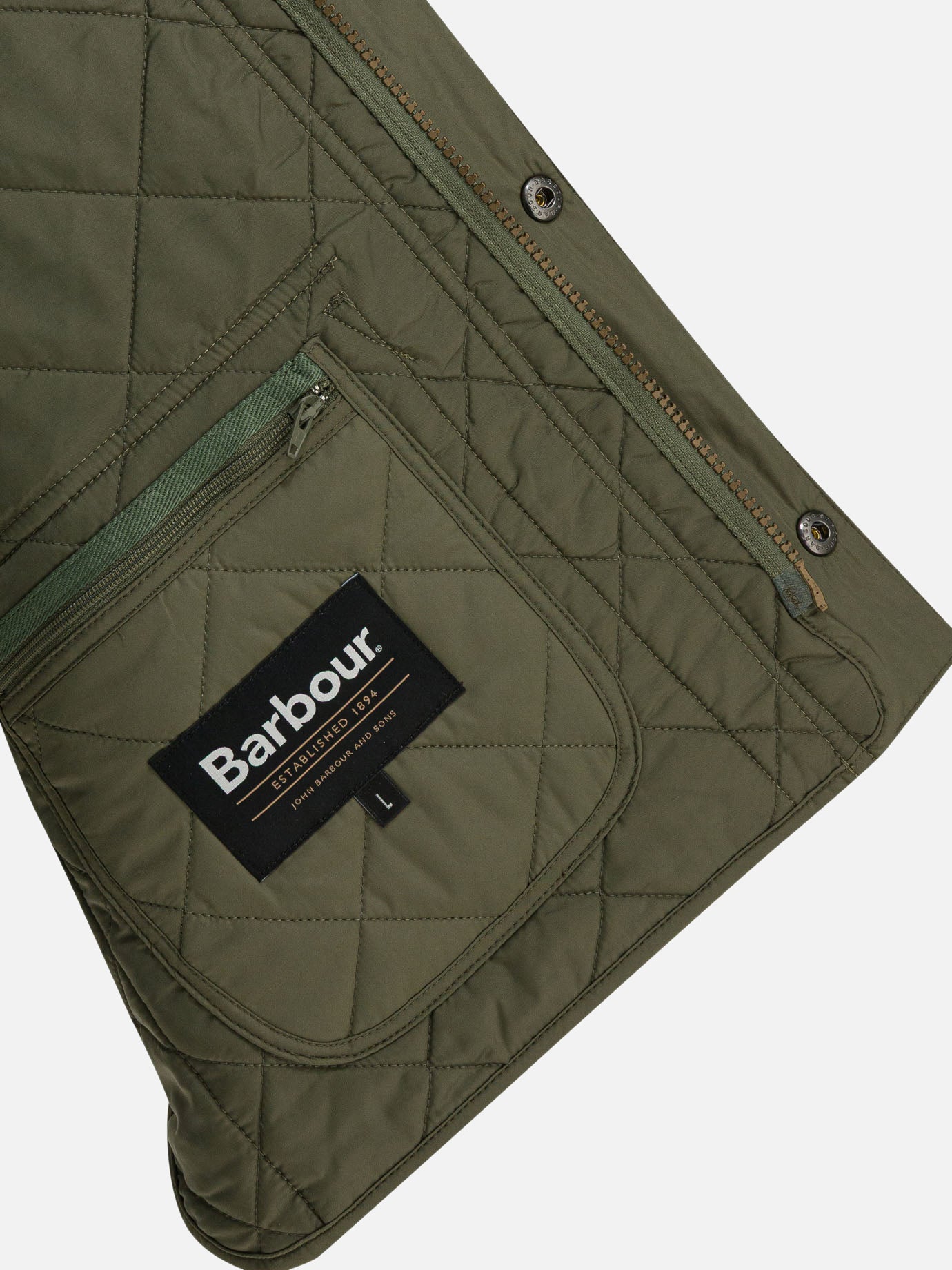 Vest jackets Solid colour  Green - Barbour Men | PDP | VIETTI Online Store | Zoom-Modal_4
