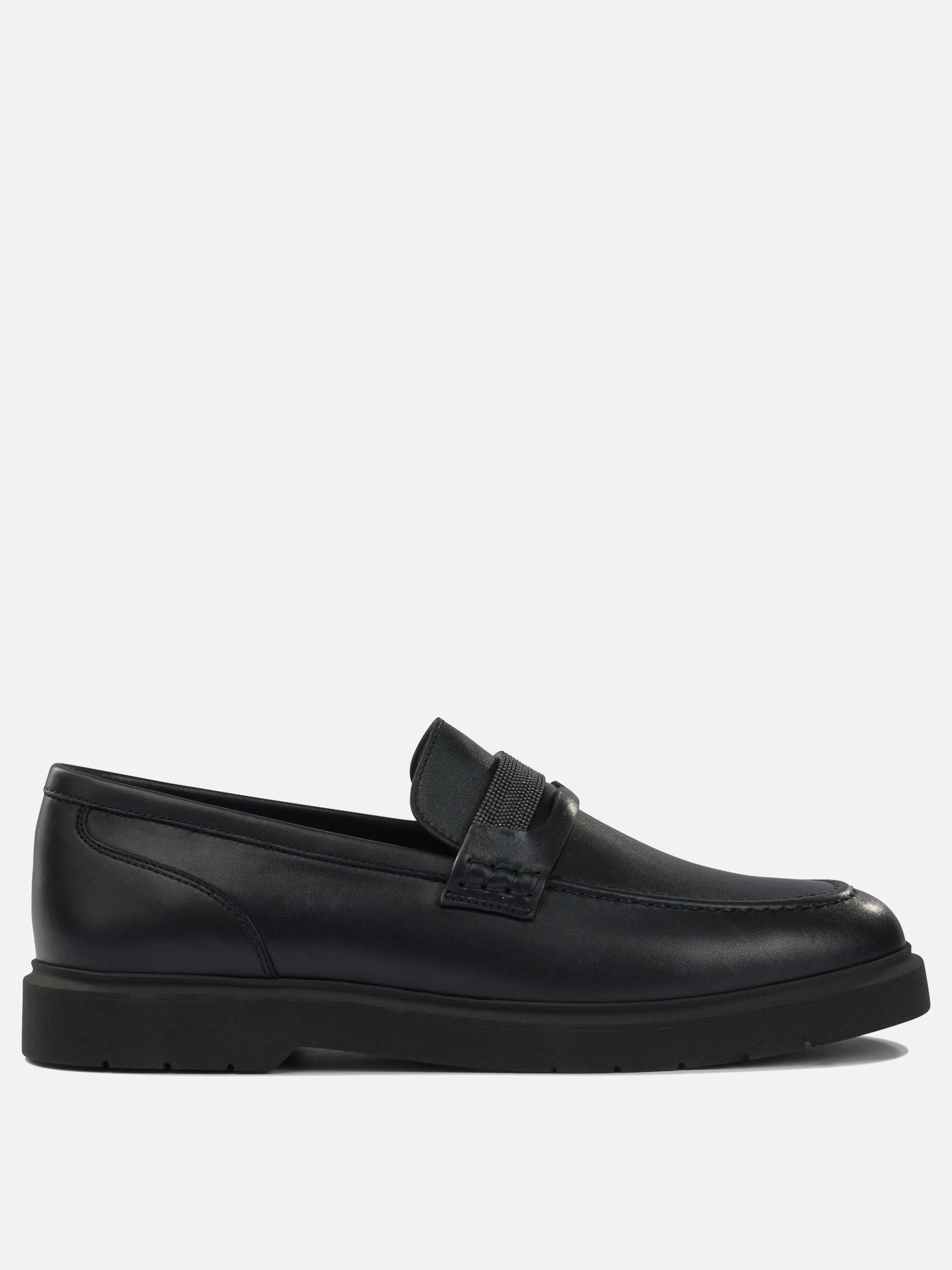 Loafers 100% leather - 100% leather  Black - Brunello Cucinelli Women | PDP | VIETTI Online Store | Zoom-Modal

