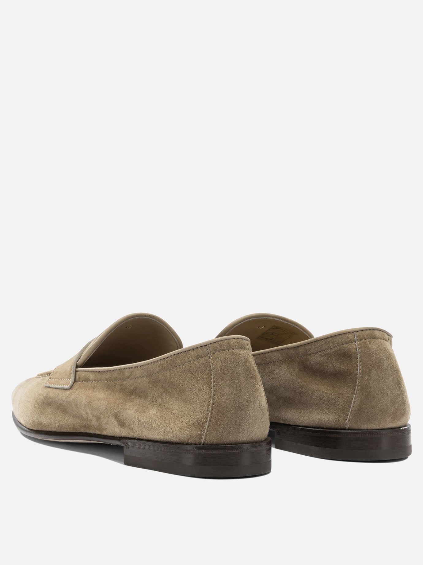 Loafers 100% suede - 100% leather  Beige - Brunello Cucinelli Men | PDP | VIETTI Online Store | thumbnail_4