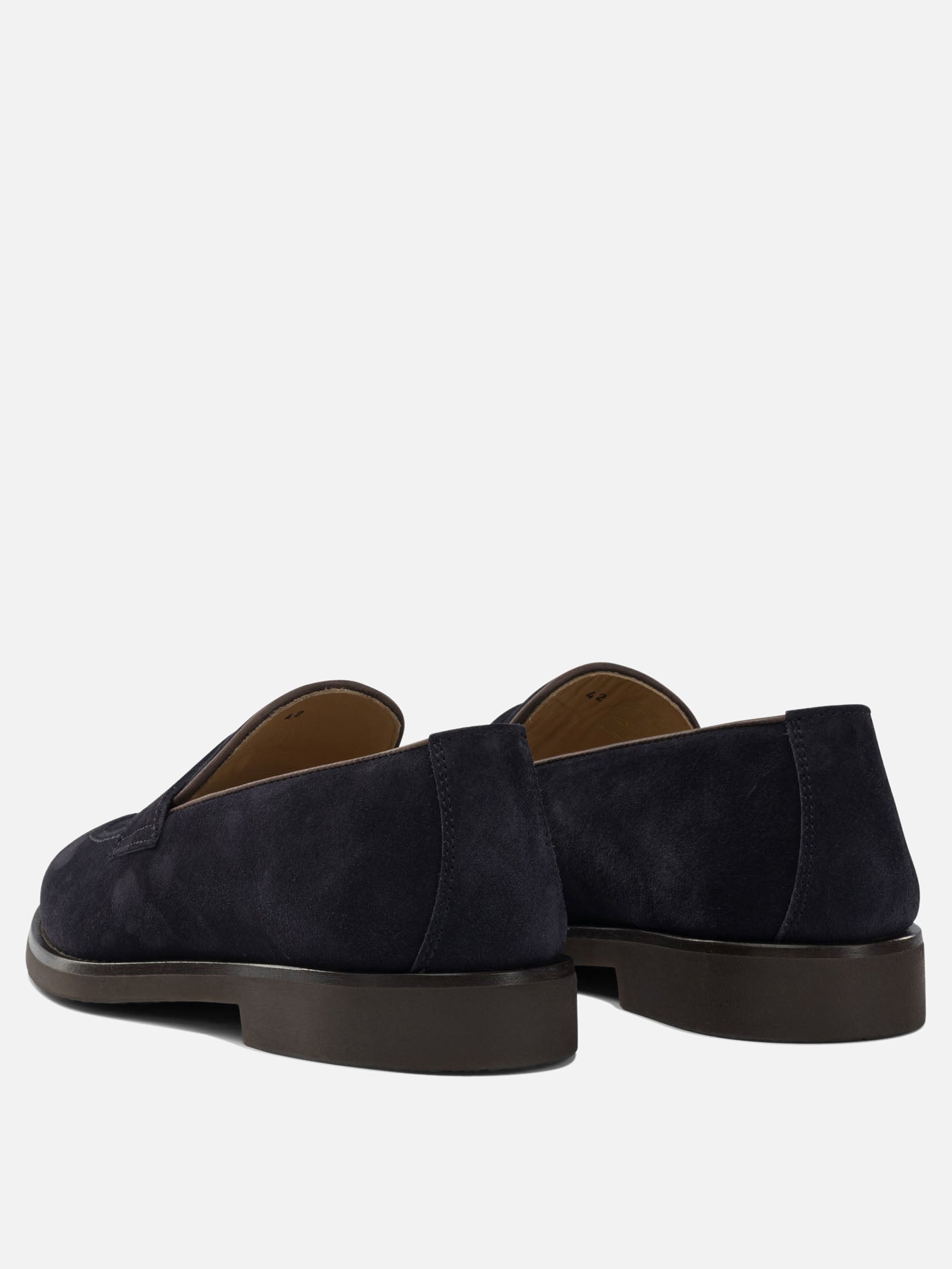 Loafers 100% suede - 100% rubber  Brown - Brunello Cucinelli Men | PDP | VIETTI Online Store | Zoom-Modal_4
