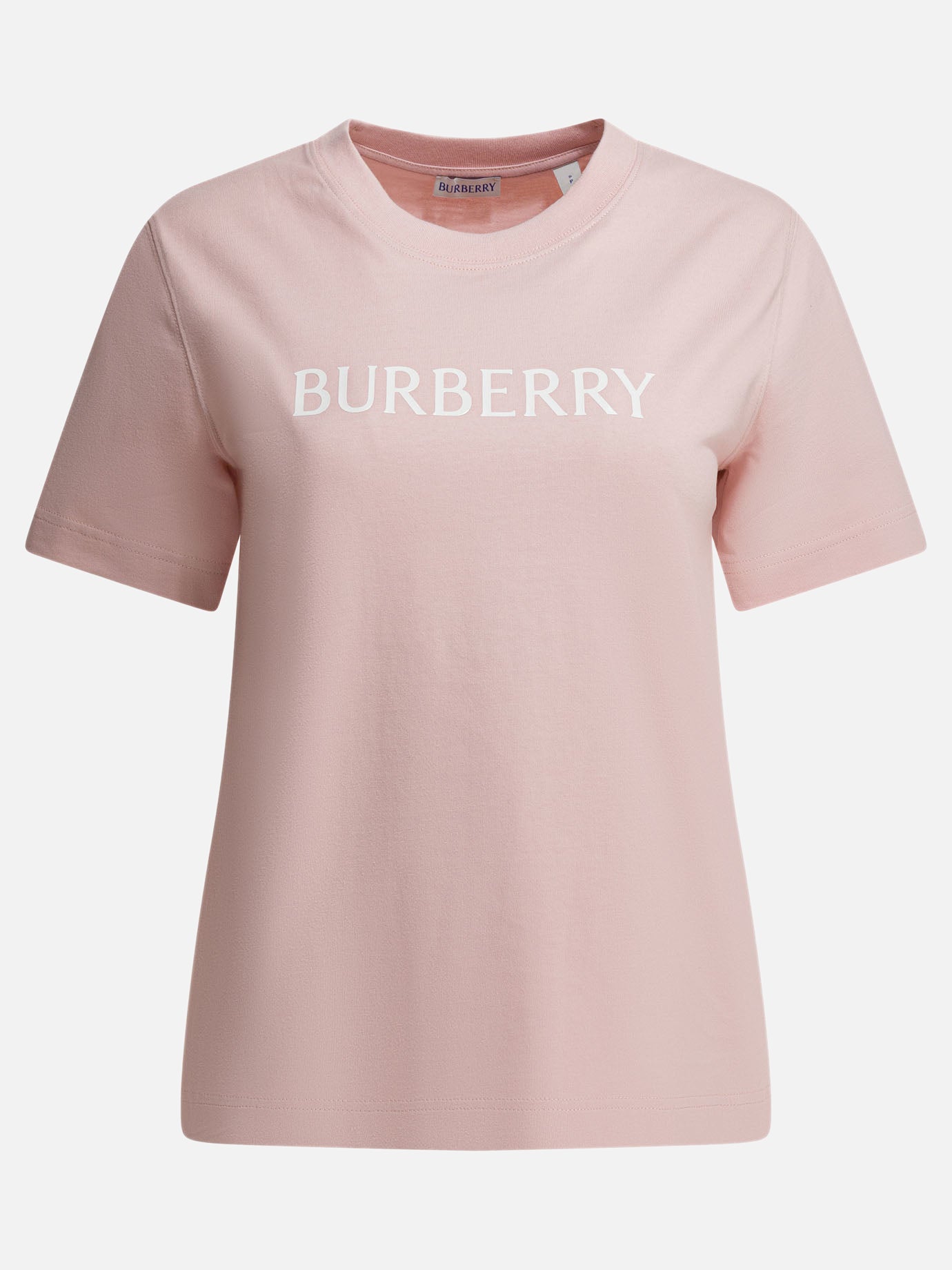 Crewneck t-shirts Logo  Pink - Burberry Women | PDP | VIETTI Online Store | thumbnail
