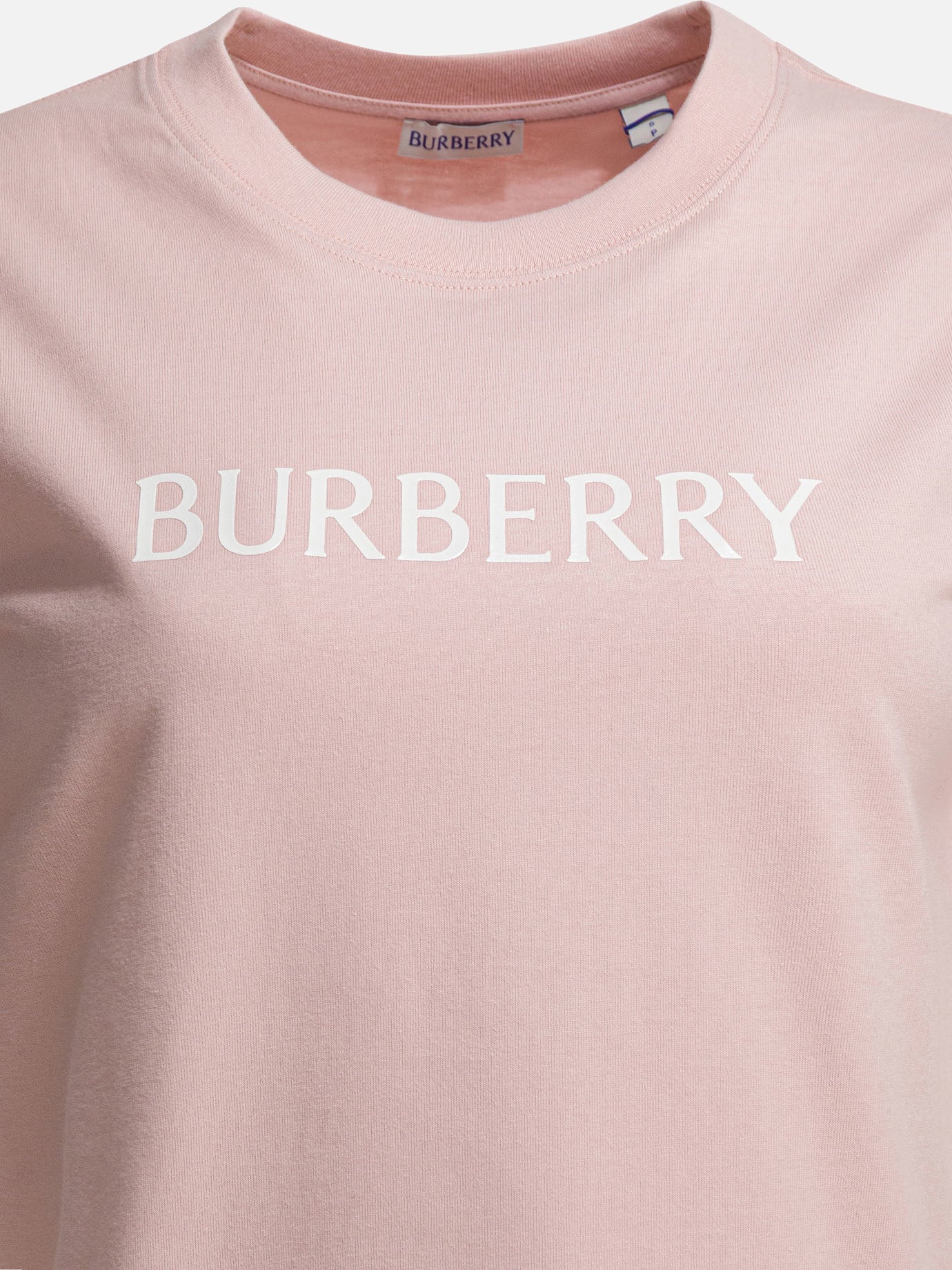 Crewneck t-shirts Logo  Pink - Burberry Women | PDP | VIETTI Online Store | thumbnail_3