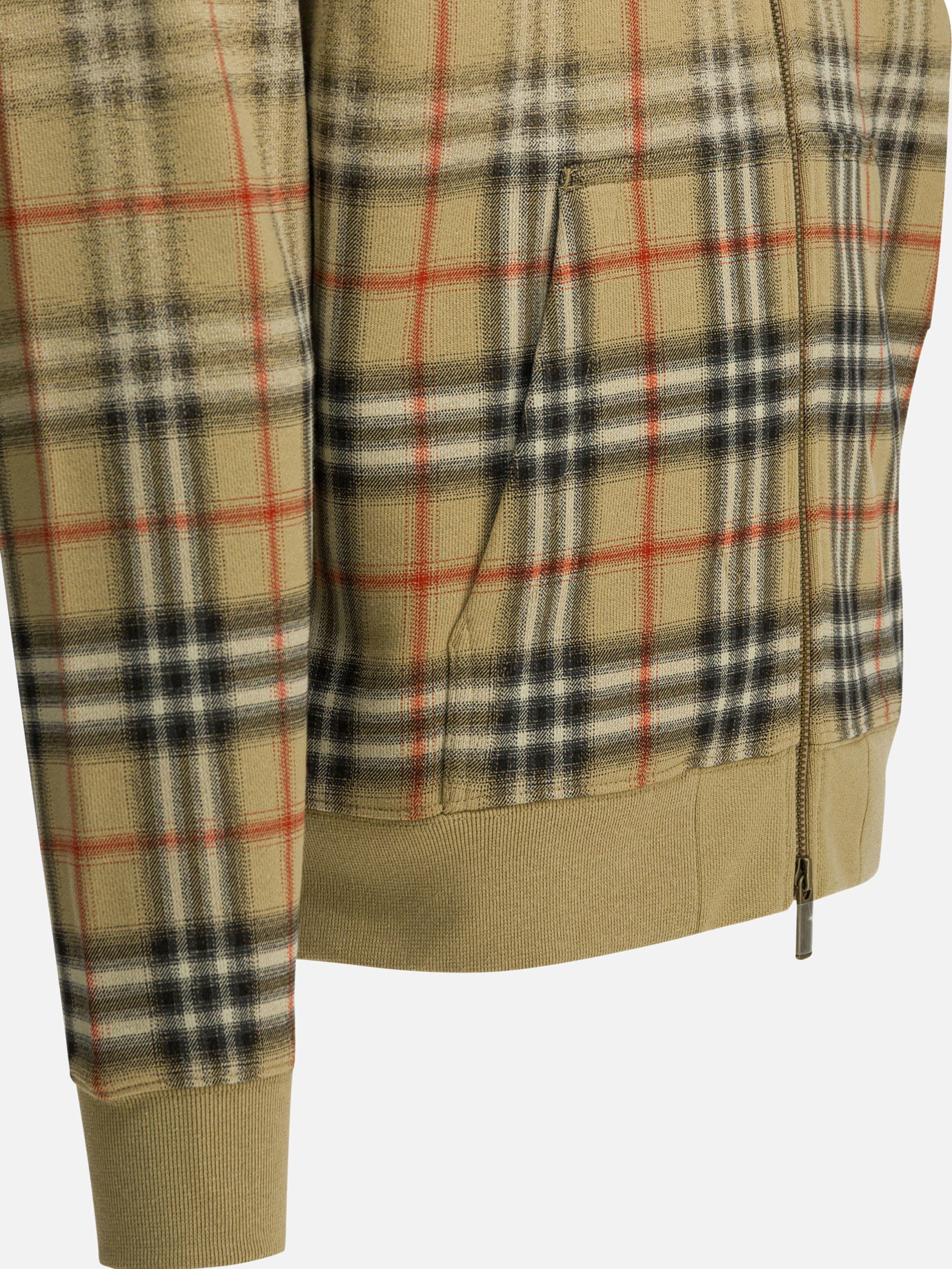 Full zip sweatshirts Check  Beige - Burberry Men | PDP | VIETTI Online Store | Zoom-Modal_4
