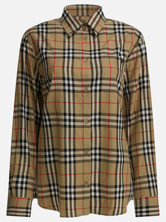 Casual shirts Check  Beige - Burberry Women | PLP | VIETTI Online Store 
