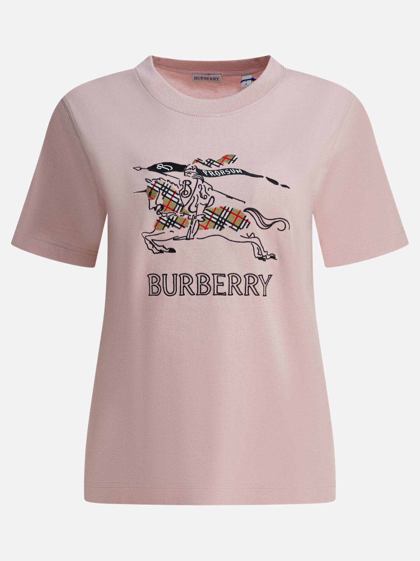 Crewneck t-shirts Logo  Pink - Burberry Women | PDP | VIETTI Online Store | Zoom-Modal
