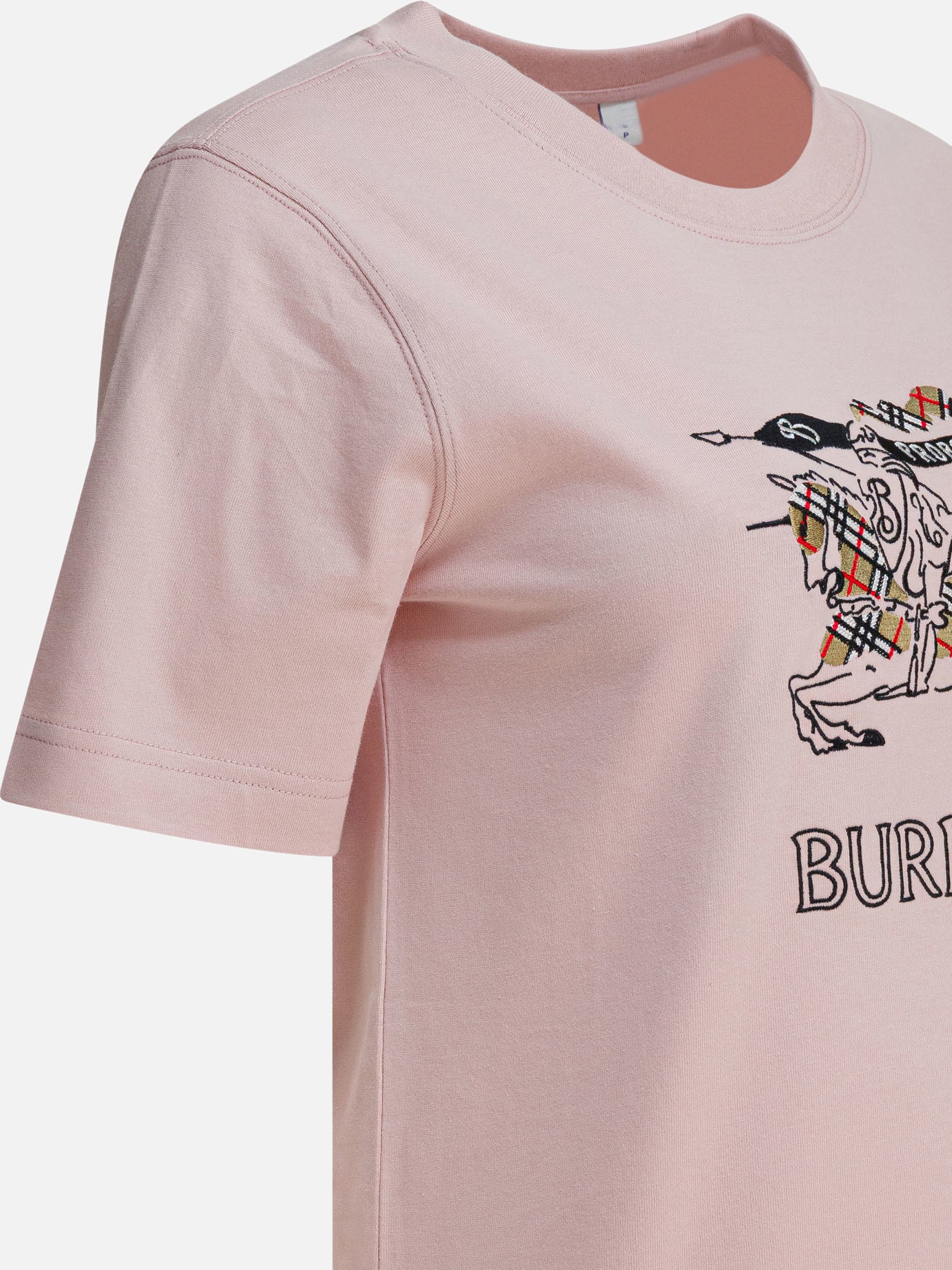Crewneck t-shirts Logo  Pink - Burberry Women | PDP | VIETTI Online Store | thumbnail_4