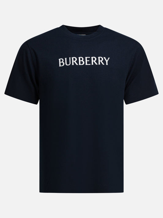 Crewneck t-shirts Logo  Blue - Burberry Men | PDP | VIETTI Online Store 
