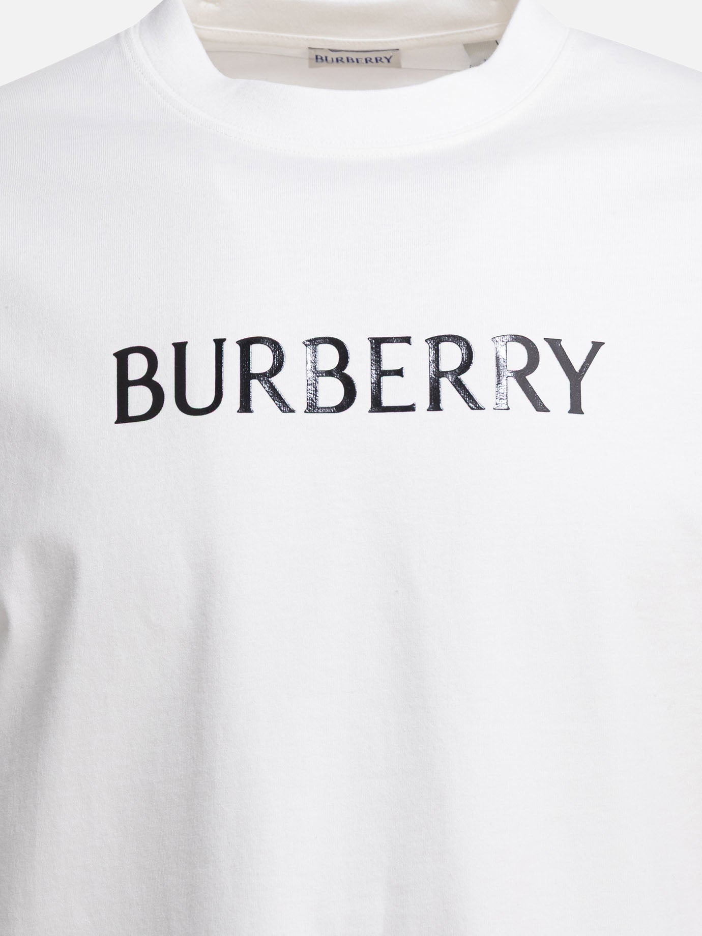 Crewneck t-shirts Logo  White - Burberry Men | PDP | VIETTI Online Store | thumbnail_3