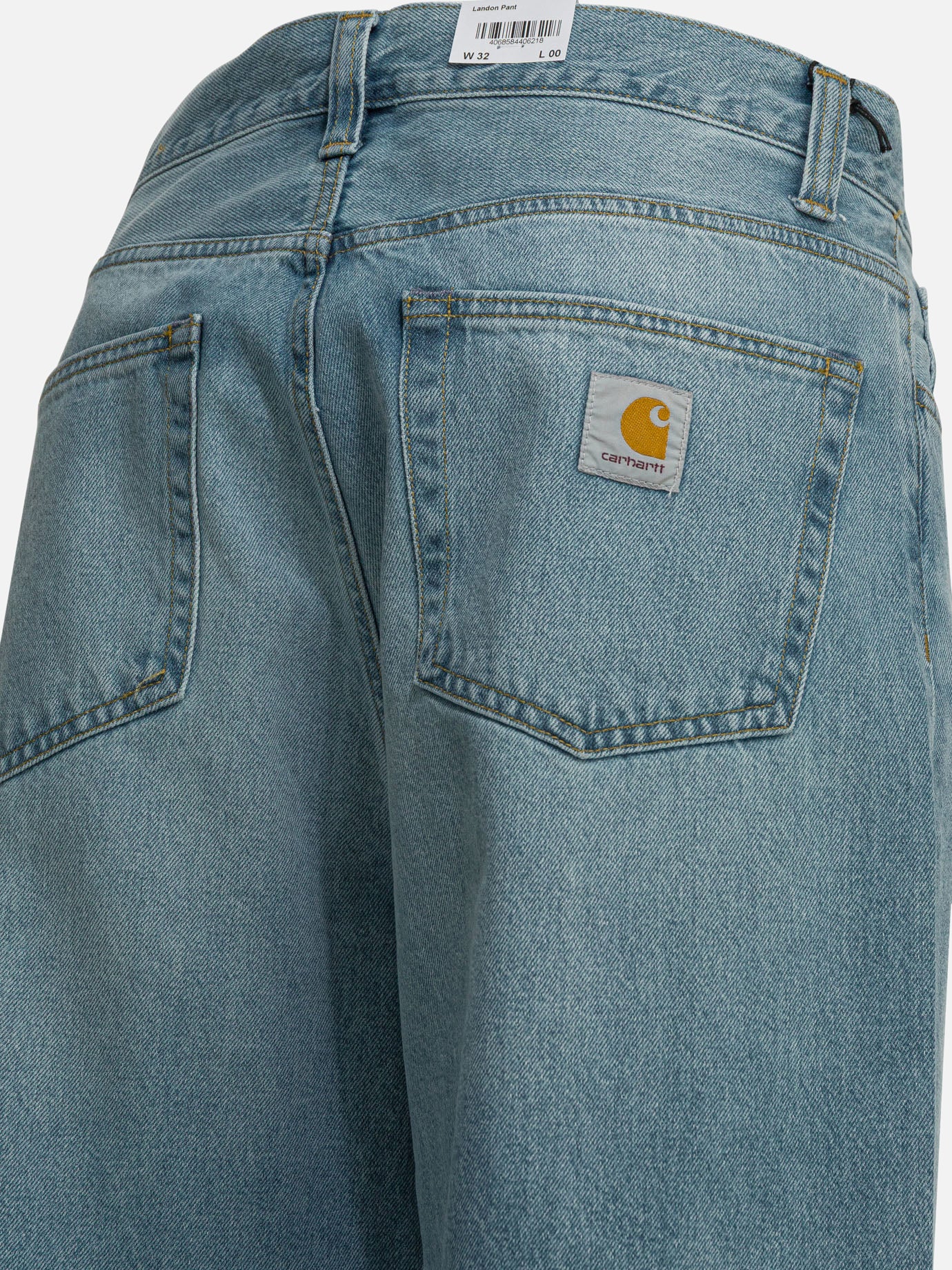 Wide-leg jeans 100% cotton  Light blue - Carhartt WIP Men | PDP | VIETTI Online Store | Zoom-Modal_4
