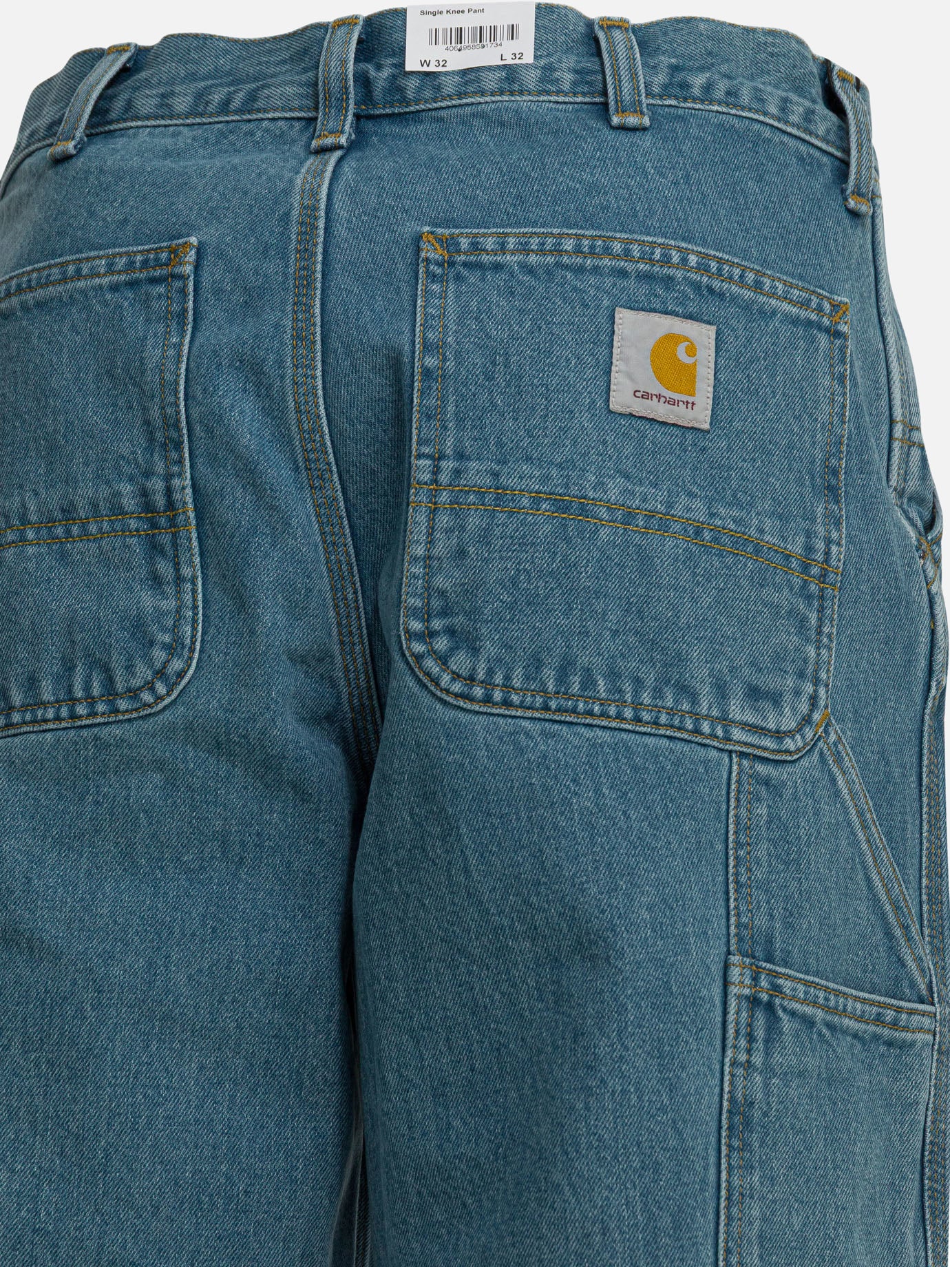 Wide-leg jeans 100% cotton  Blue - Carhartt WIP Men | PDP | VIETTI Online Store | Zoom-Modal_4
