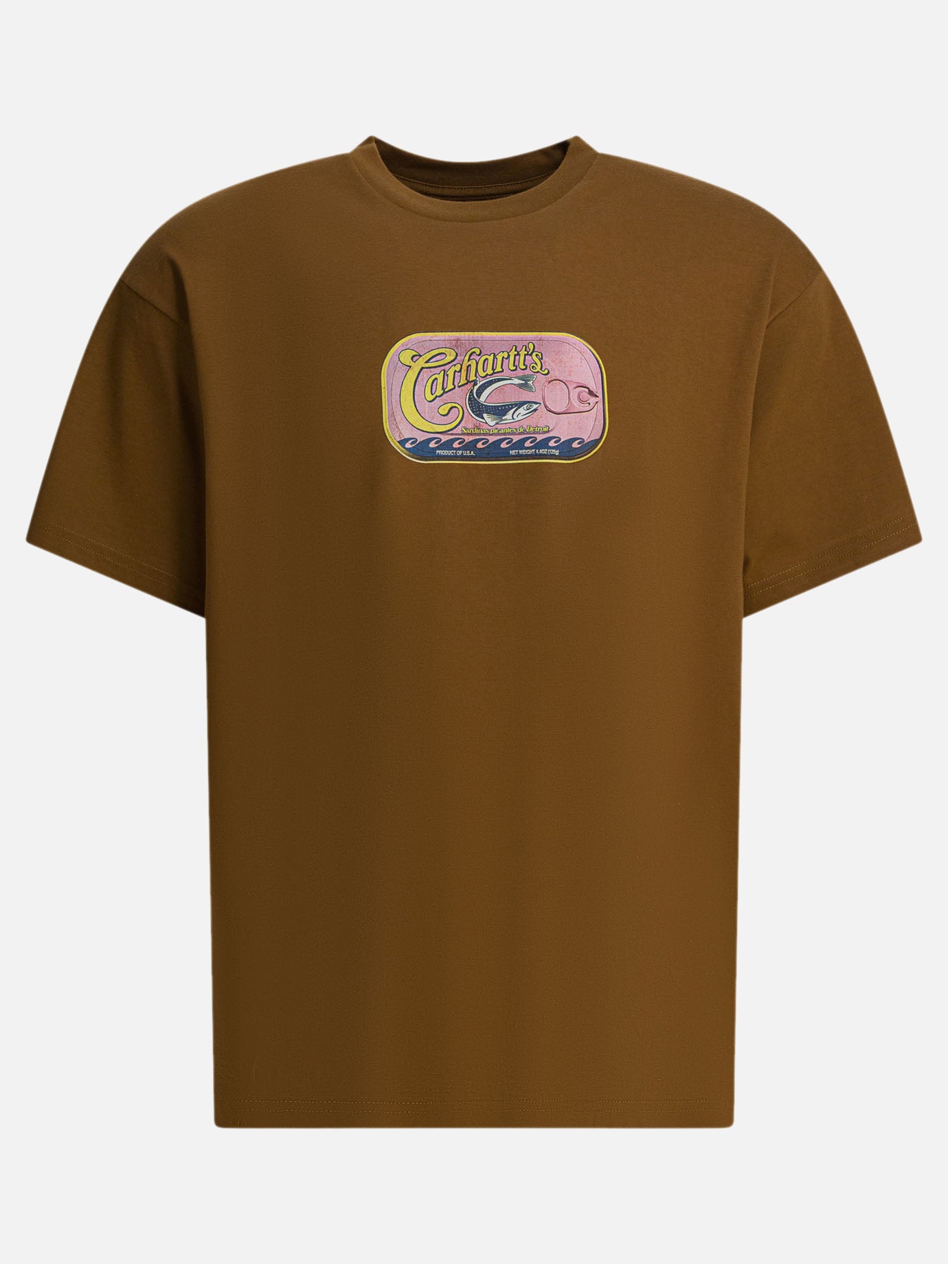 Crewneck t-shirts Graphics  Brown - Carhartt WIP Men | PDP | VIETTI Online Store | Zoom-Modal
