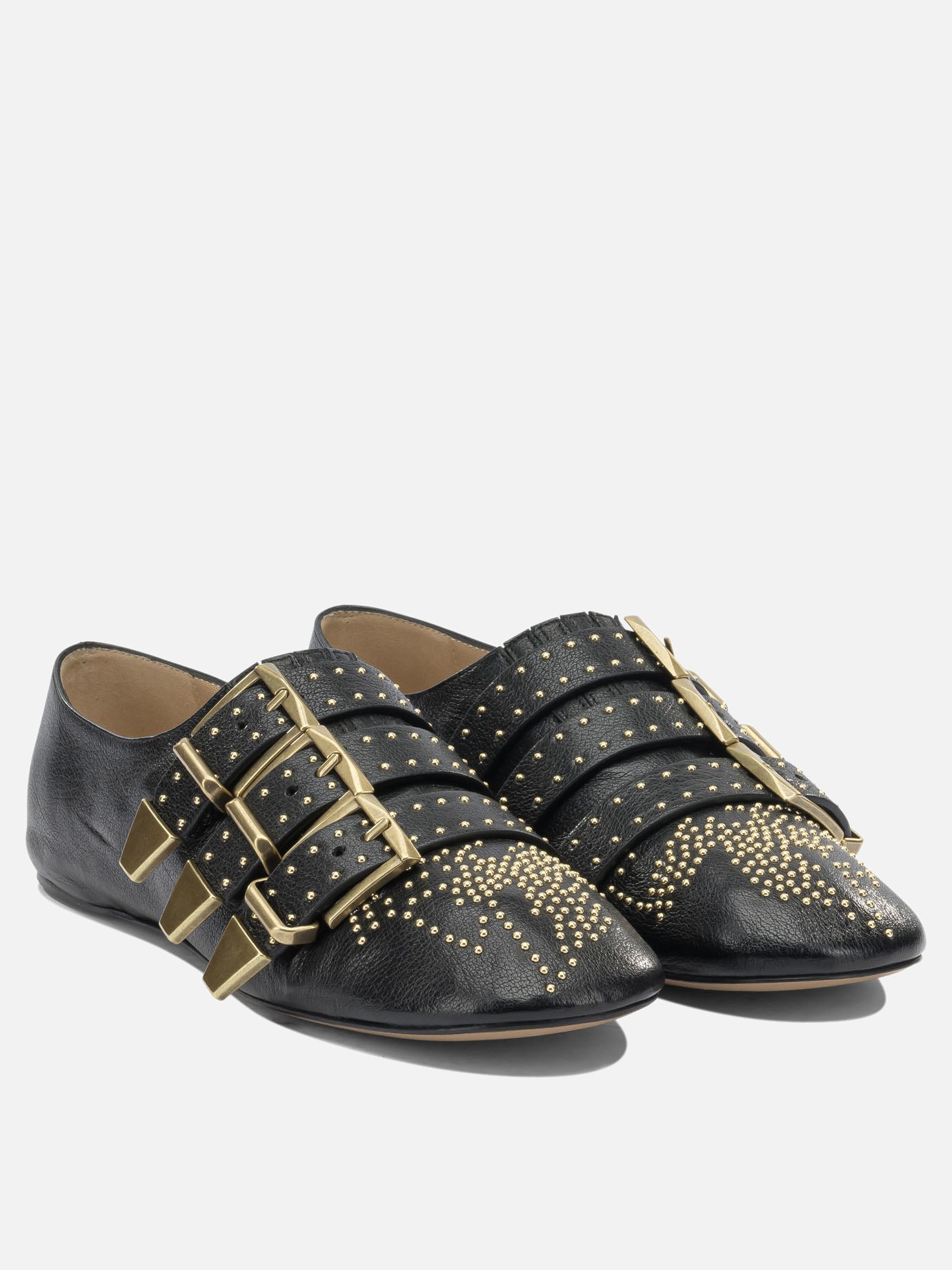 Low top sneakers 100% lamb leather - 100% buffalo leather  Black - Chloé Women | PDP | VIETTI Online Store | thumbnail_2