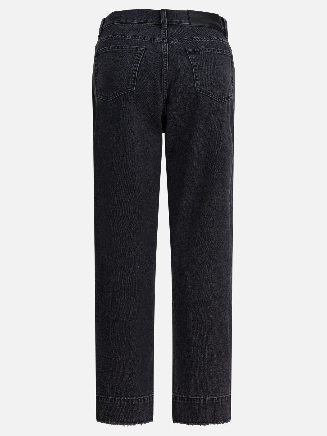 Straight-leg jeans Solid colour  Black - Chloé Women | PDP | VIETTI Online Store | thumbnail_2