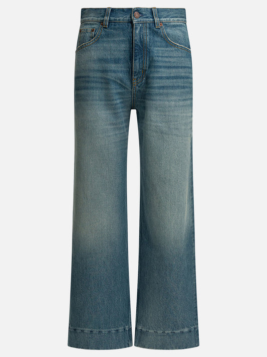 Wide-leg jeans Solid colour  Blue - Chloé Women | PDP | VIETTI Online Store 

