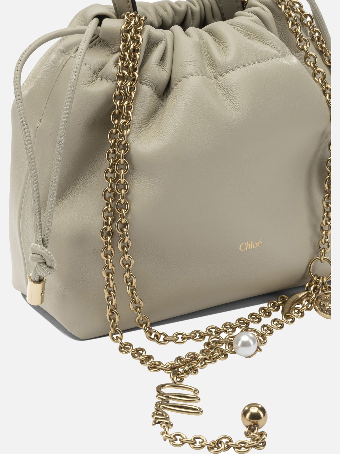Mini bags 100% lamb leather - Other fabric: 100% calf leather  White - Chloé Women | PDP | VIETTI Online Store | thumbnail_4