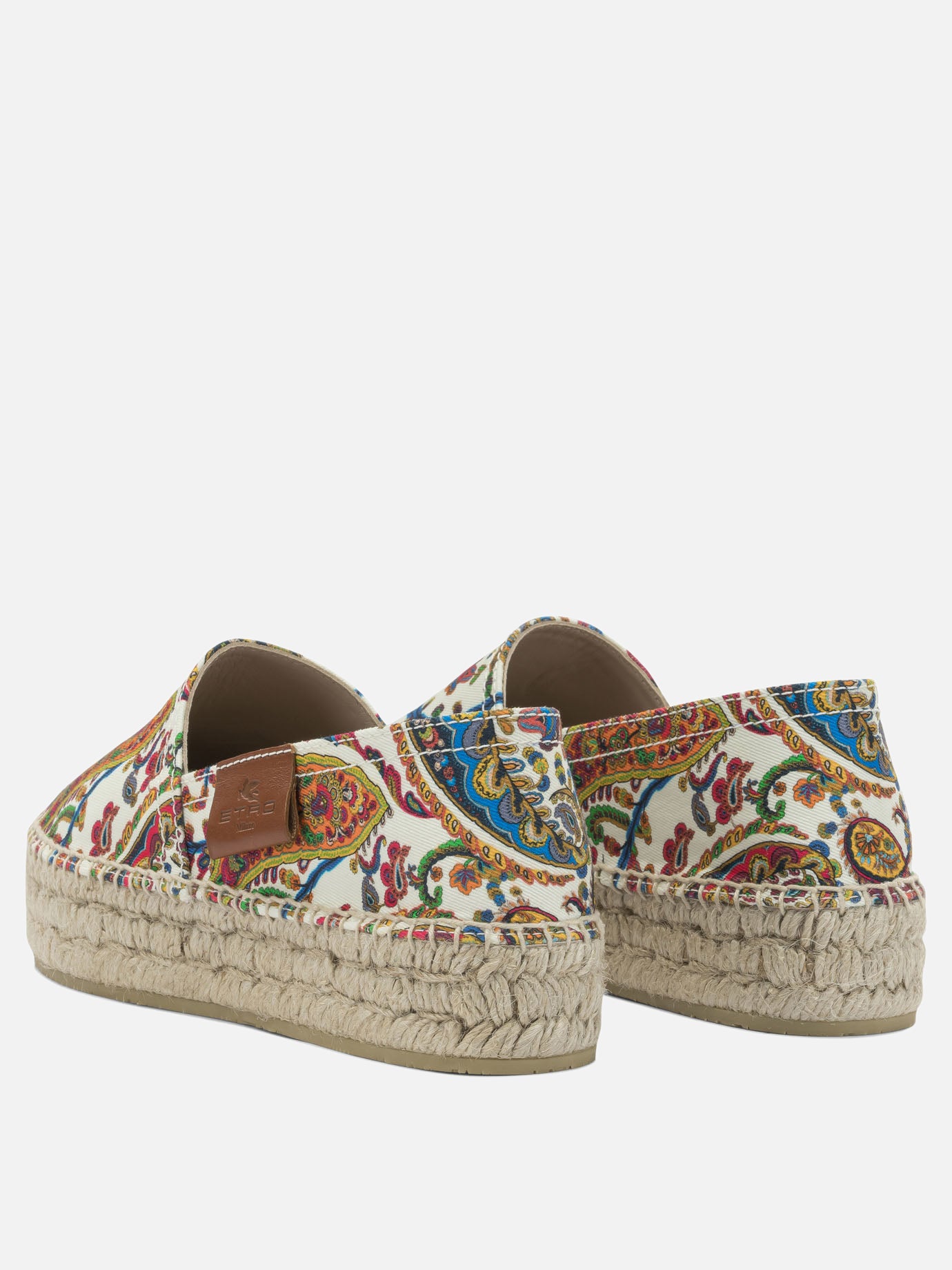 Flat espadrilles 100% cotton  White - Etro Women | PDP | VIETTI Online Store | Zoom-Modal_4
