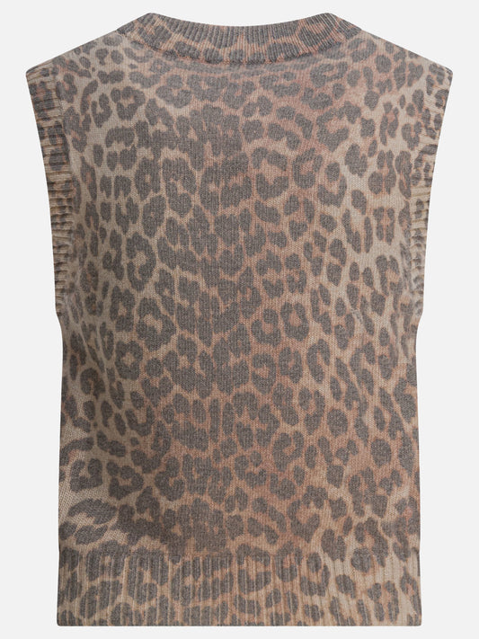 Vests Logo  Brown - Ganni Women | PLP | VIETTI Online Store | 2
