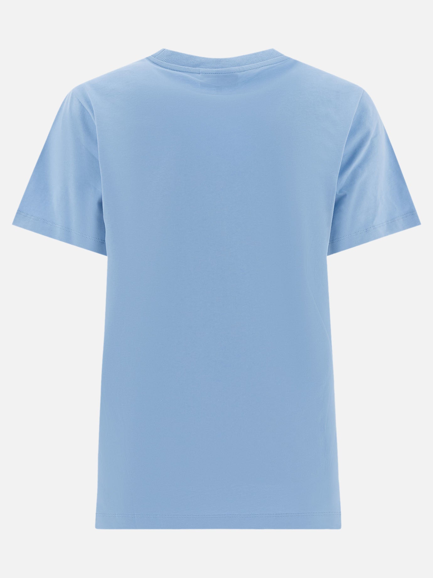Crewneck t-shirts Logo  Light blue - Ganni Women | PDP | VIETTI Online Store | thumbnail_2
