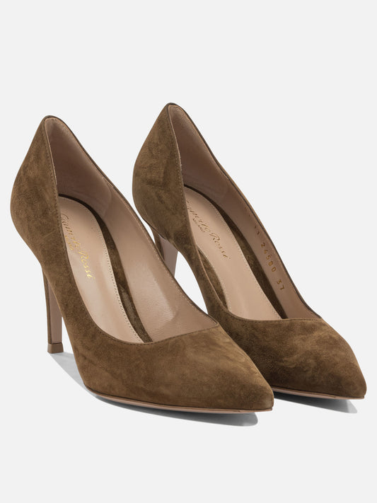 Pumps 100% patent leather - 100% leather  Brown - Gianvito Rossi Women | VIETTI Online Store | 2
