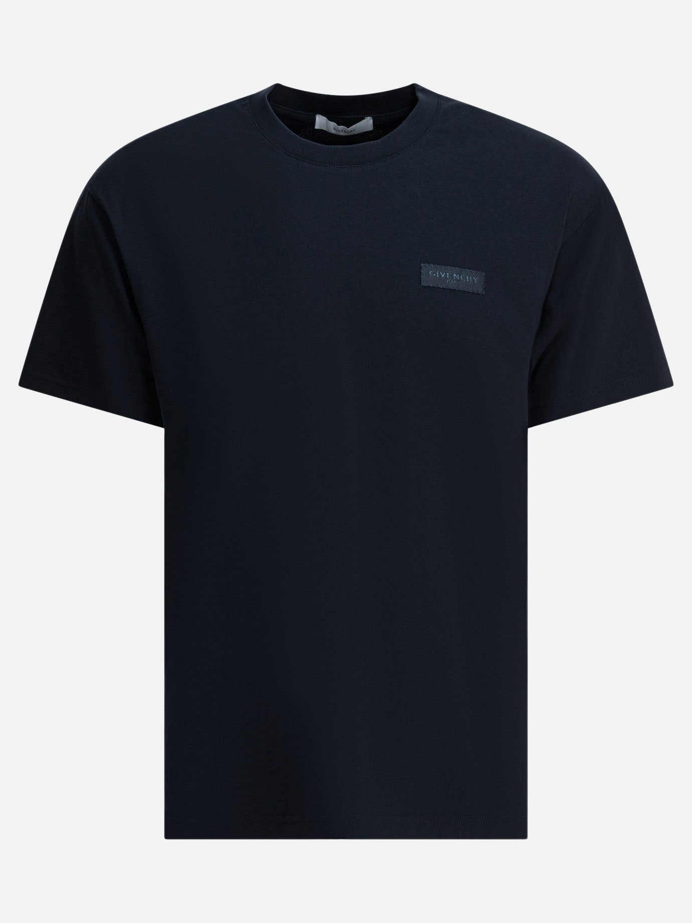 Crewneck t-shirts Logo  Blue - Givenchy Men | PDP | VIETTI Online Store | thumbnail
