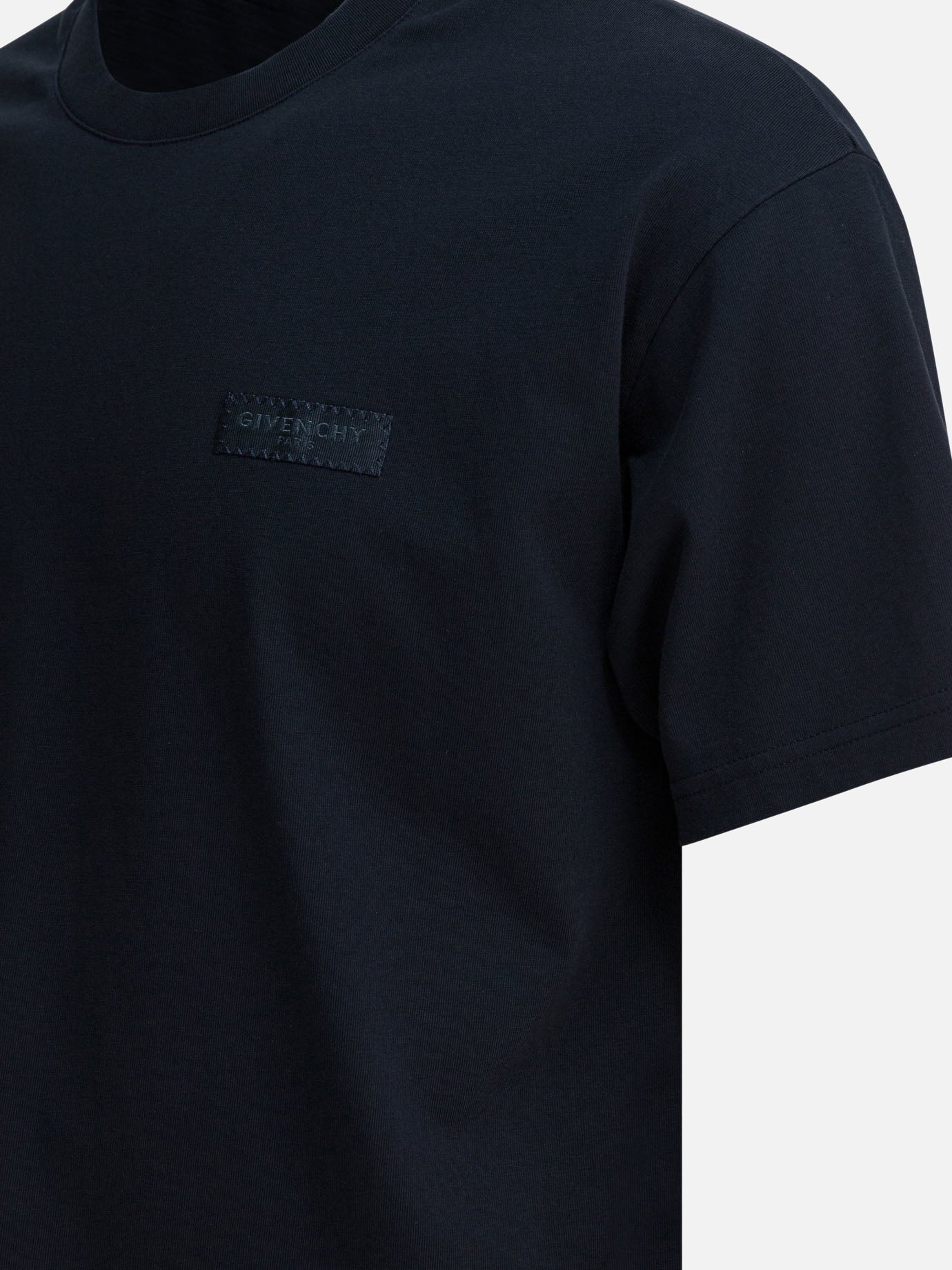 Crewneck t-shirts Logo  Blue - Givenchy Men | PDP | VIETTI Online Store | Zoom-Modal_4
