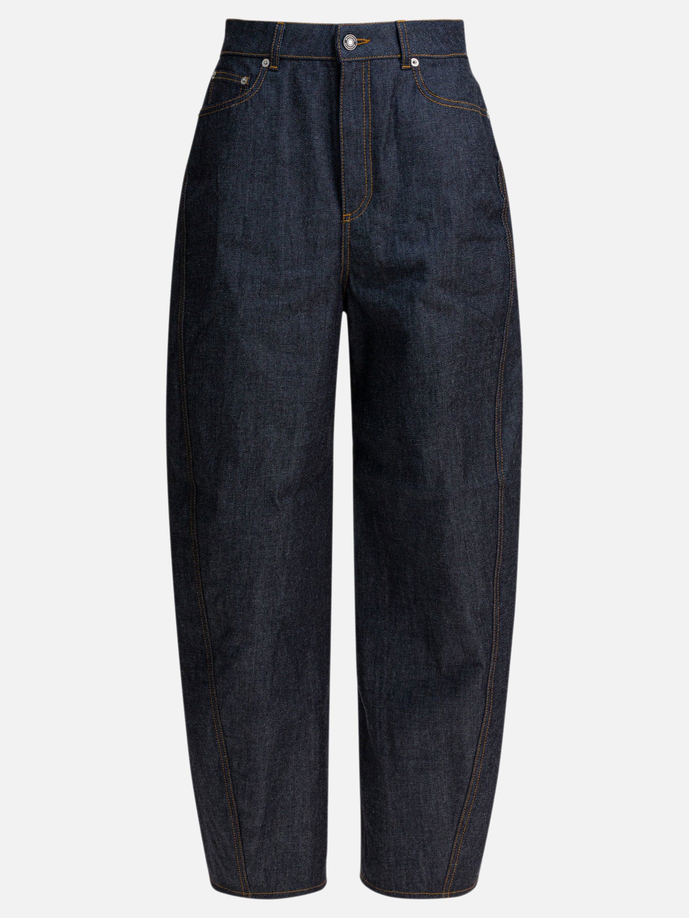 Wide-leg jeans Solid colour  Blue - Givenchy Women | PDP | VIETTI Online Store | thumbnail