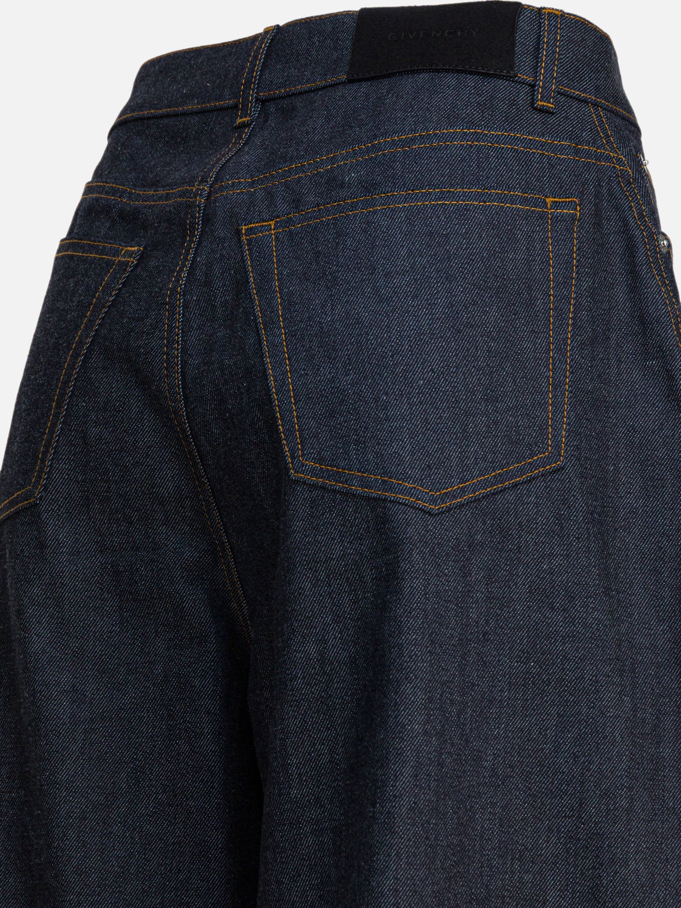 Wide-leg jeans Solid colour  Blue - Givenchy Women | PDP | VIETTI Online Store | thumbnail_4