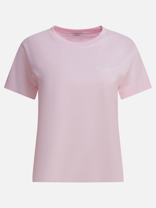 Crewneck t-shirts Logo  Pink - Givenchy Women | PDP | VIETTI Online Store 

