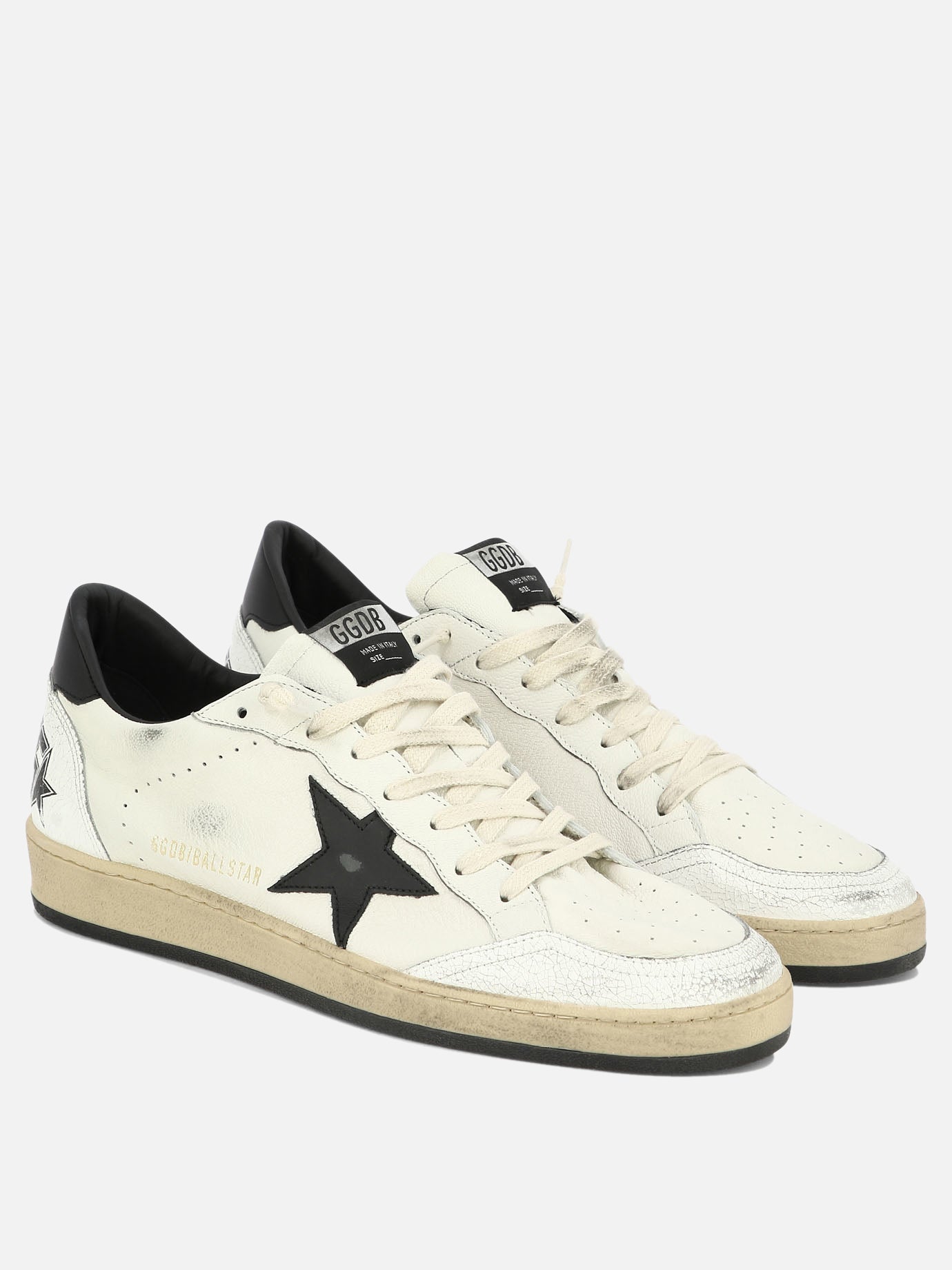 Low top sneakers 74% goat leather 26% cow leather - 100% rubber  White - Golden Goose Men | PDP | VIETTI Online Store | thumbnail_2