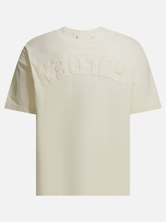 Crewneck t-shirts Logo  White - Golden Goose Men | PLP | VIETTI Online Store | 2
