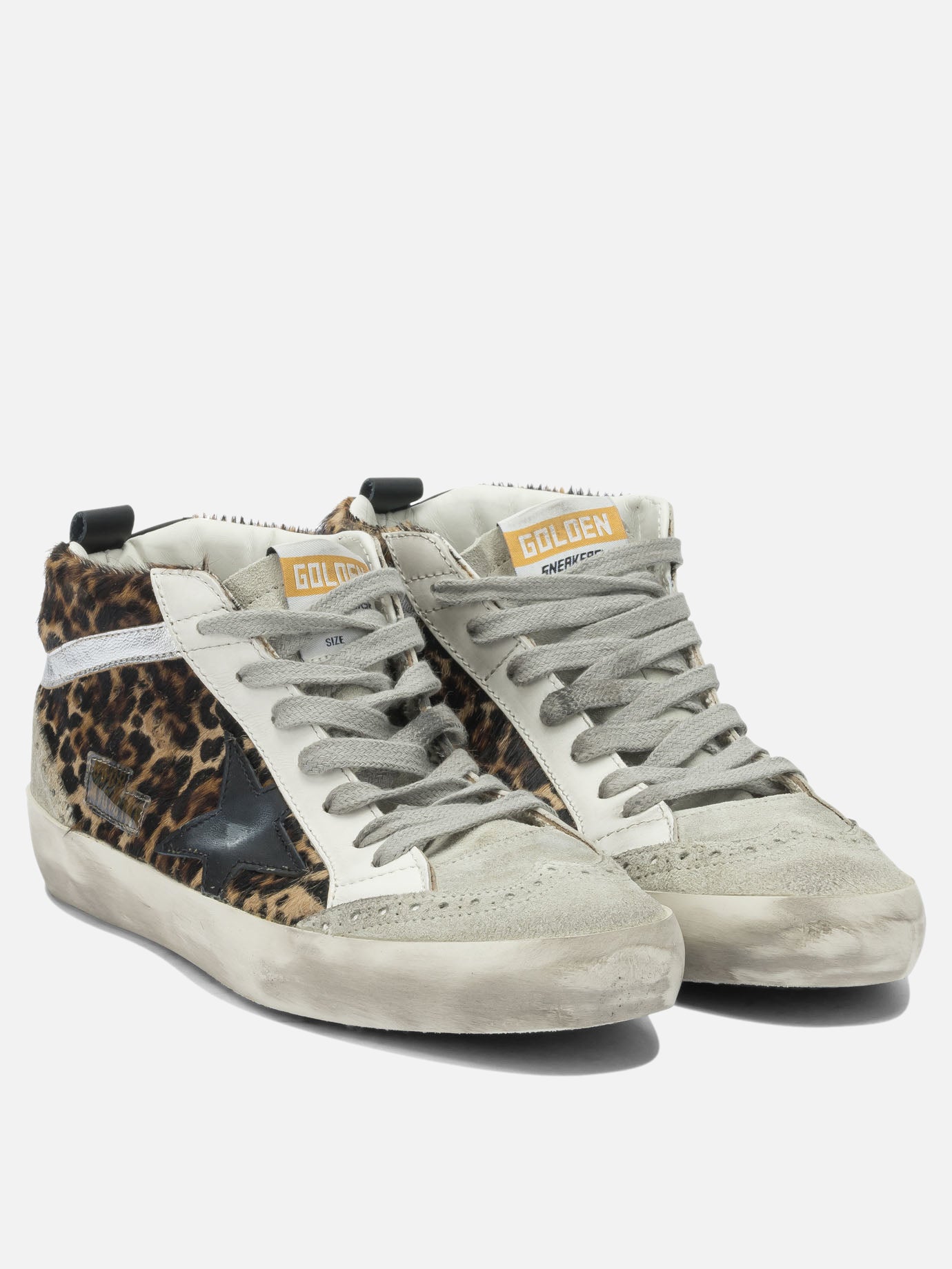 High top sneakers 94% cow leather 6% goat leather - 100% rubber  Beige - Golden Goose Women | PDP | VIETTI Online Store | Zoom-Modal_2
