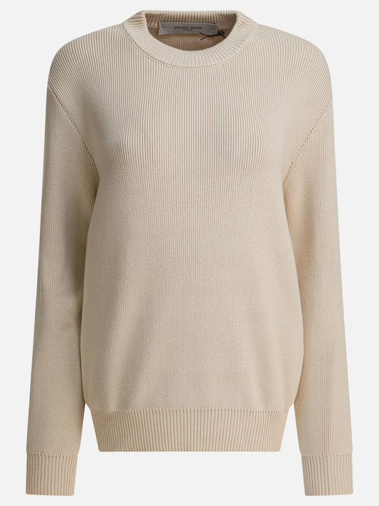 Crewneck sweaters Solid colour  Beige - Golden Goose Women | PDP | VIETTI Online Store 
