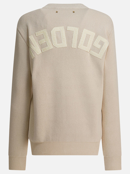 Crewneck sweaters Solid colour  Beige - Golden Goose Women | PDP | VIETTI Online Store | 2
