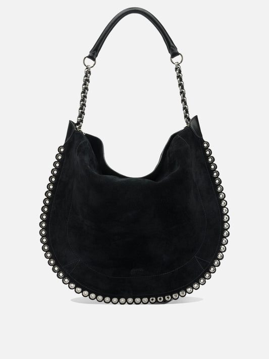 Medium bags 100% calf velvet leather  Black - Isabel Marant Women | PDP | VIETTI Online Store 
