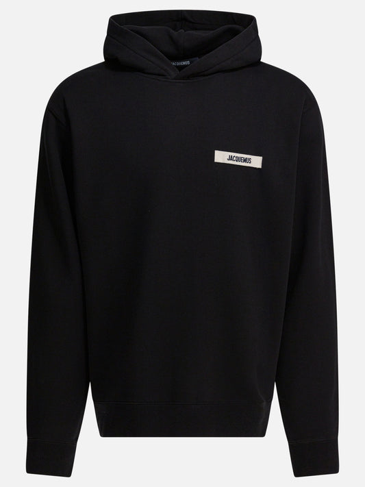 Hoodies Logo  Black - Jacquemus Men | PLP | VIETTI Online Store 
