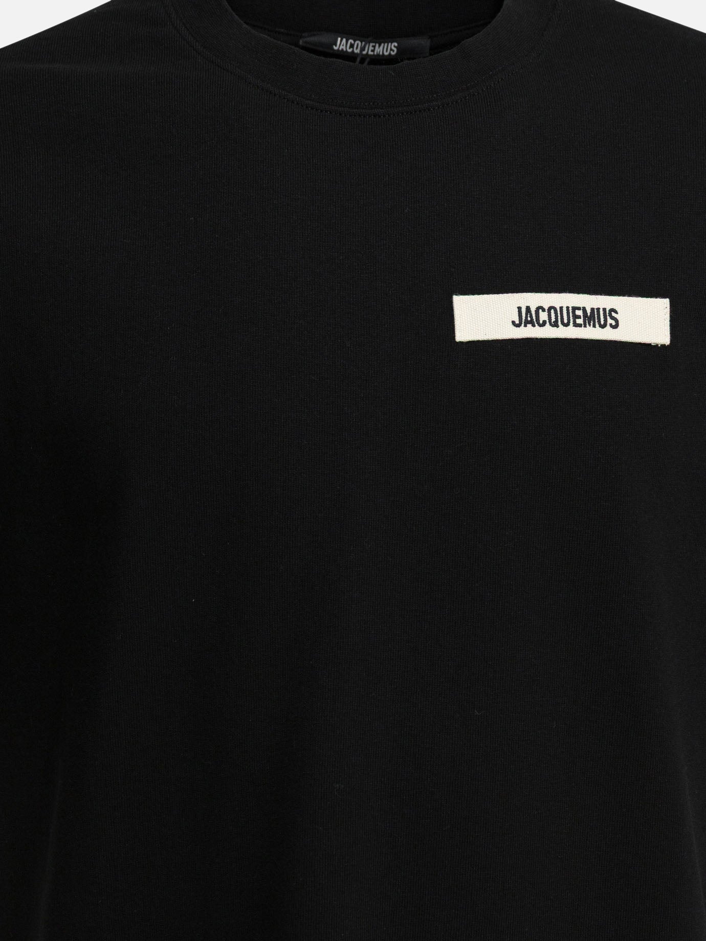 Crewneck t-shirts Logo  Black - Jacquemus Men | PDP | VIETTI Online Store | Zoom-Modal_3

