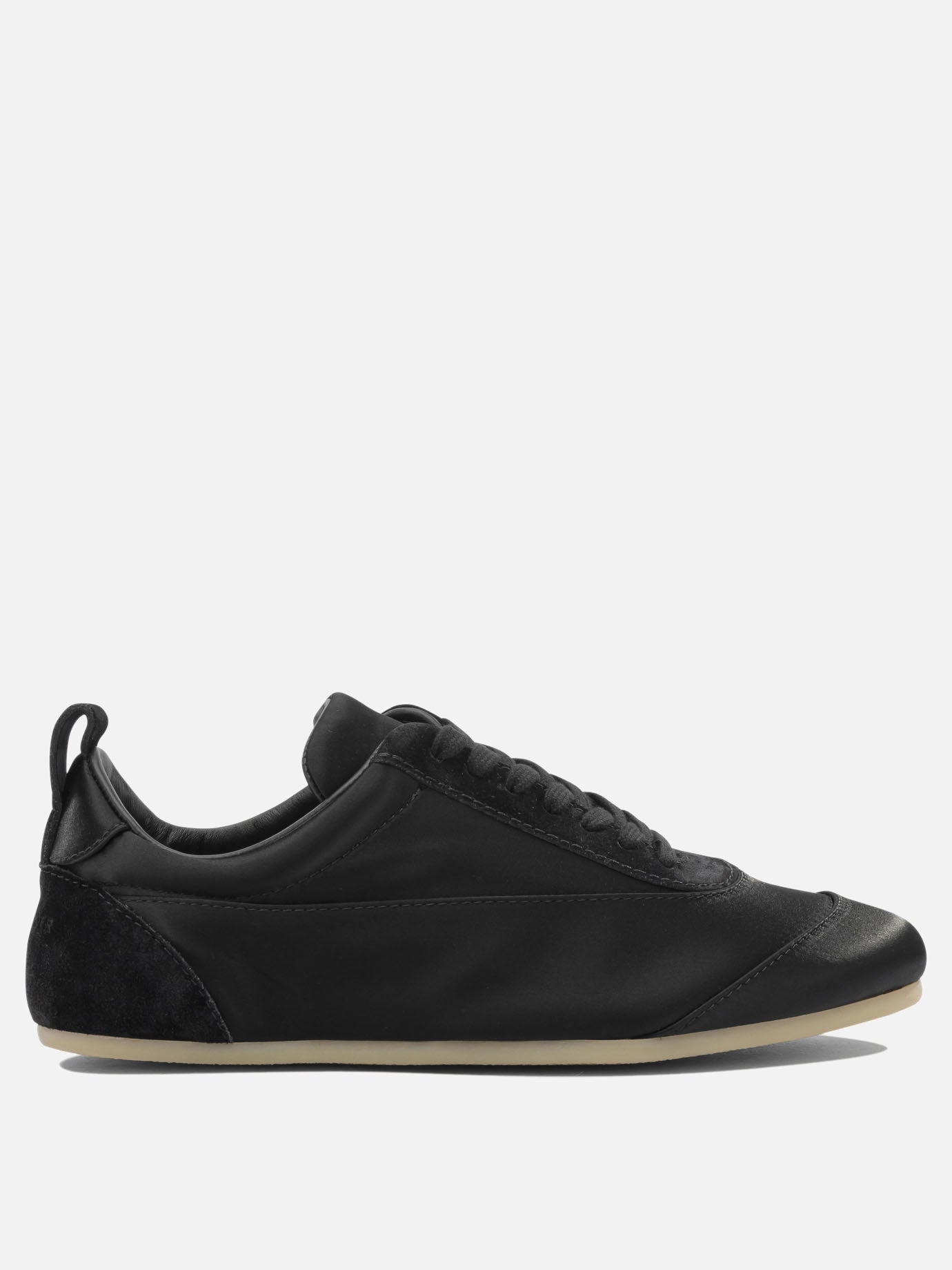 Low top sneakers 44% cotton 36% acetate 16% polyamide 4% elastane - 100% rubber  Black - Jil Sander Women | PDP | VIETTI Online Store | thumbnail