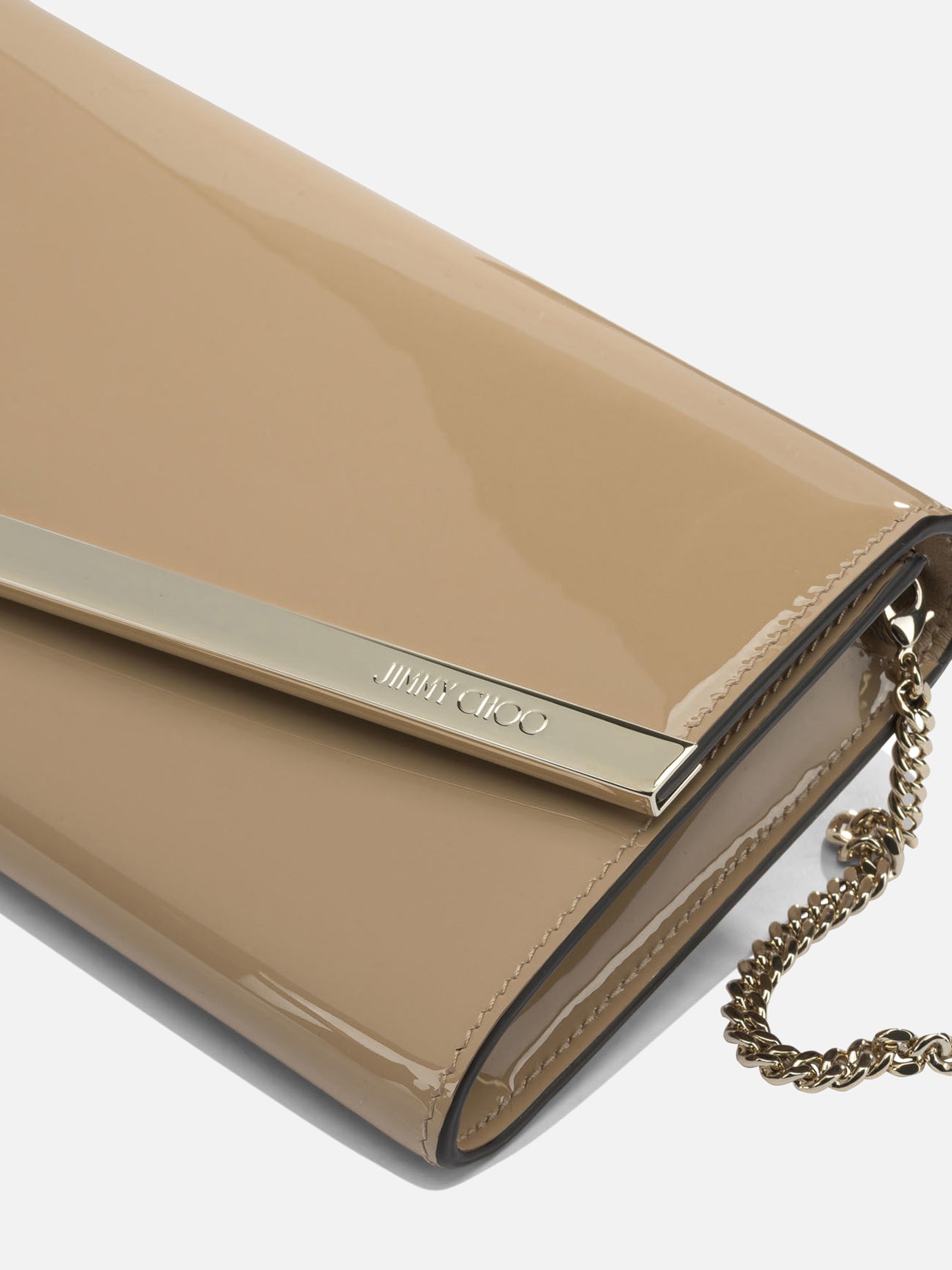 Pouch 55% calf 35% lamb 10% brass  Gold - Jimmy Choo Women | PDP | VIETTI Online Store | thumbnail_4