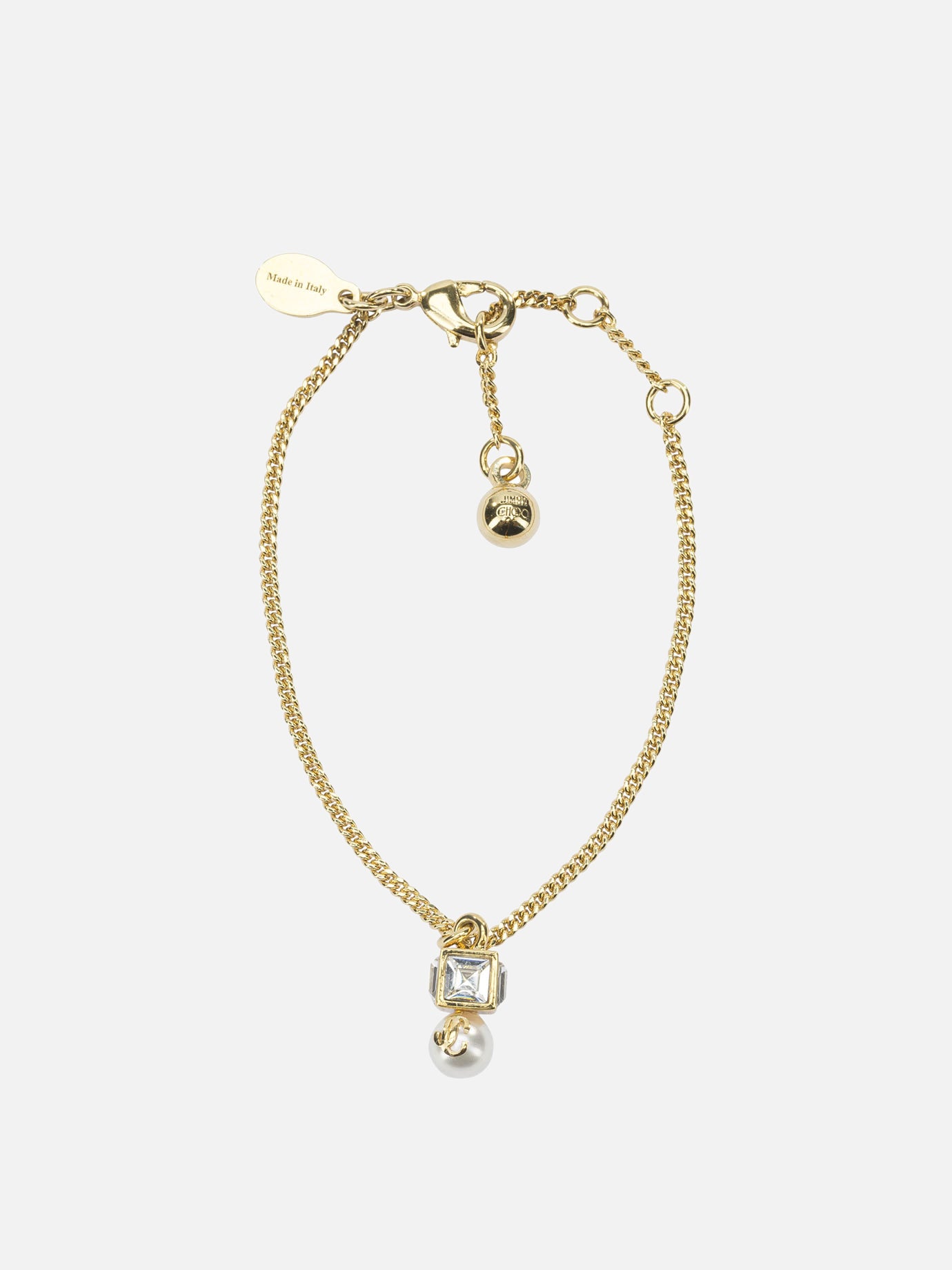 Bracelets 60% brass 20% glass 20% acrylonitrile butadiene styrene  Gold - Jimmy Choo Women | PDP | VIETTI Online Store | Zoom-Modal
