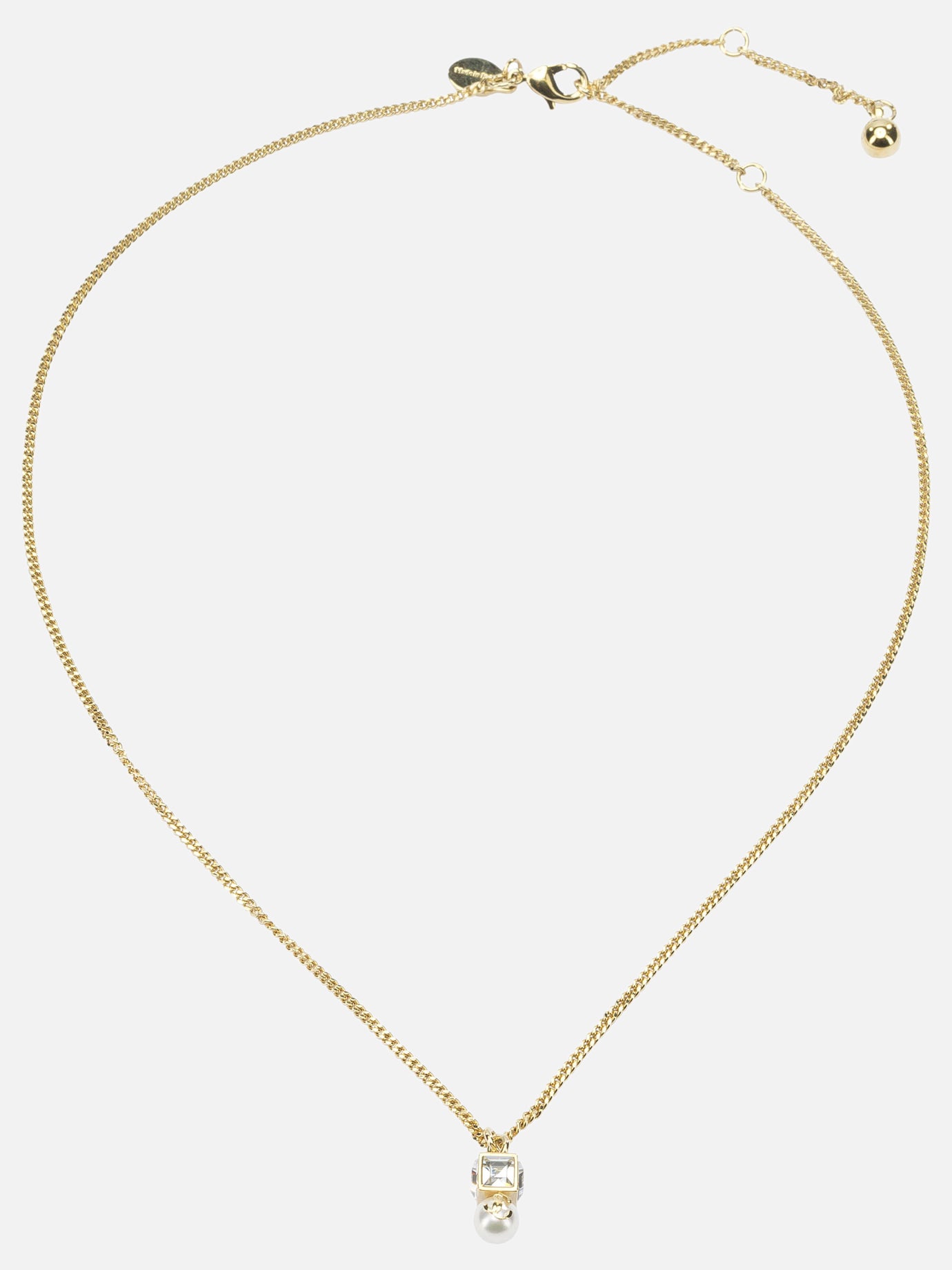 Necklaces 60% brass 20% glass 20% acrylonitrile butadiene styrene  Gold - Jimmy Choo Women | PDP | VIETTI Online Store | Zoom-Modal_2
