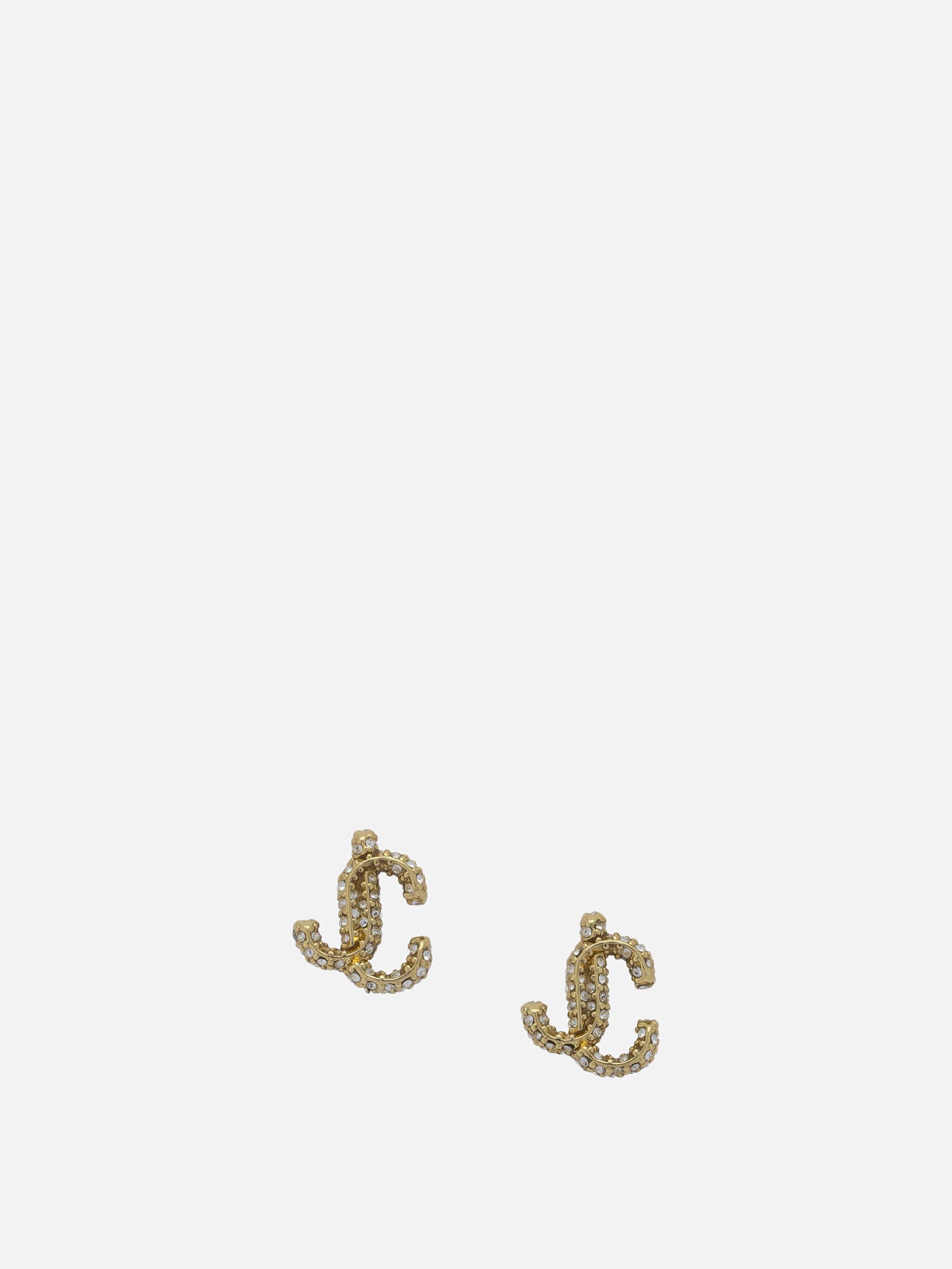 Earrings 90% brass 10% crystal  Gold - Jimmy Choo Women | PDP | VIETTI Online Store | Zoom-Modal

