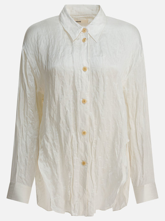 Casual shirts Solid colour  Grey - Khaite Women | PLP | VIETTI Online Store 
