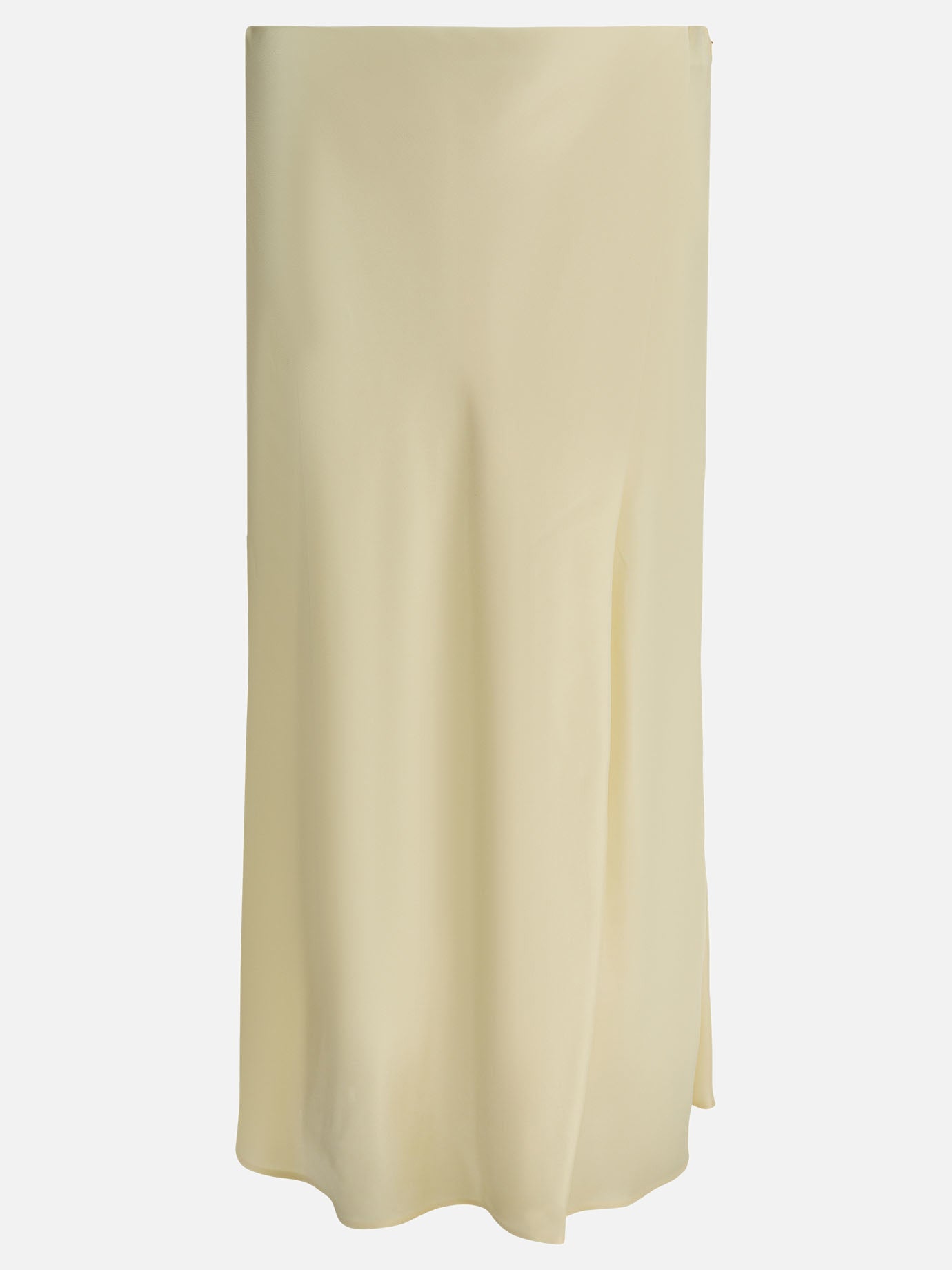 Midi skirts Solid colour  Yellow - Khaite Women | PDP | VIETTI Online Store | thumbnail