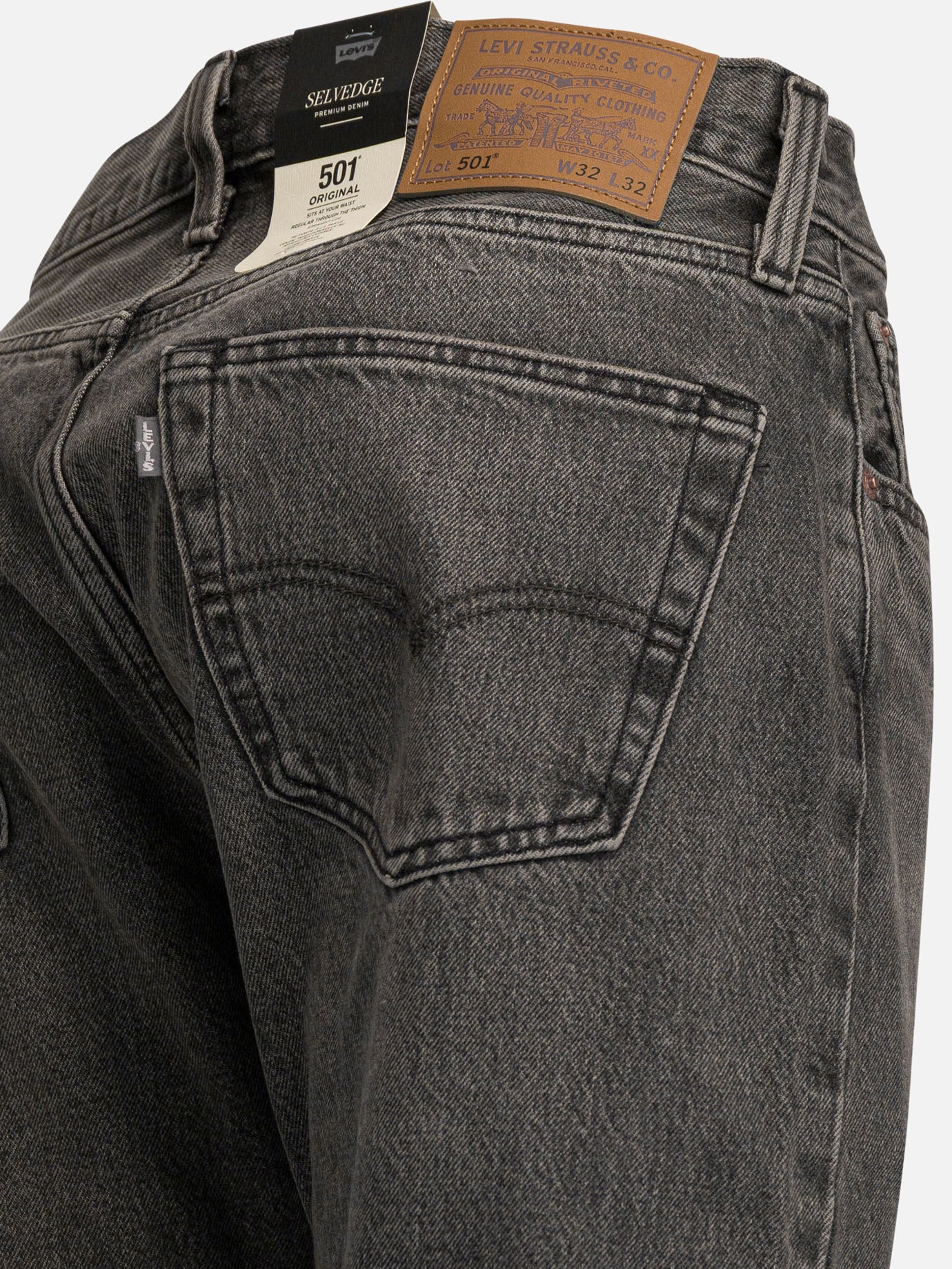 Straight-leg jeans Solid colour  Black - Levi's Men | PDP | VIETTI Online Store | thumbnail_4