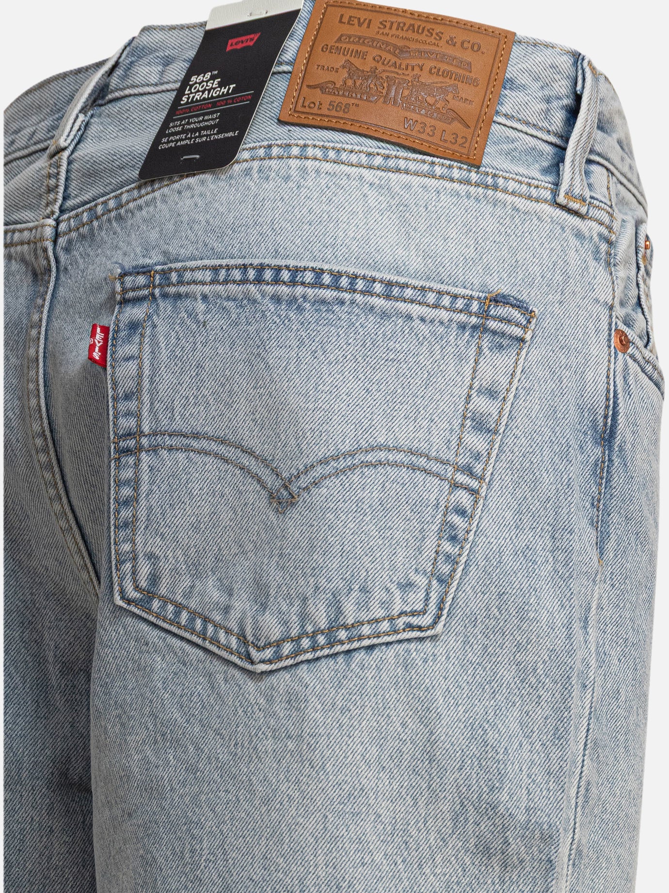 Wide-leg jeans Solid colour  Blue - Levi's Men | PDP | VIETTI Online Store | Zoom-Modal_4
