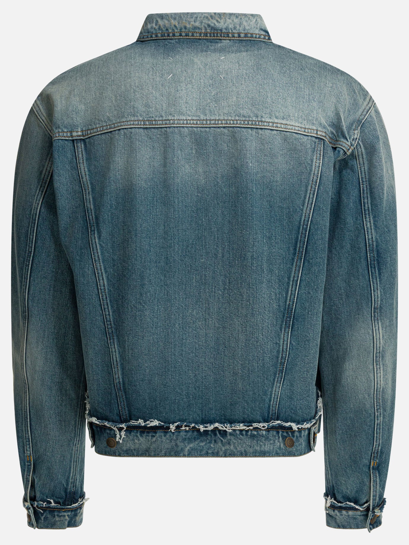 Denim jackets Solid colour  Blue - Maison Margiela Men | PDP | VIETTI Online Store | Zoom-Modal_2
