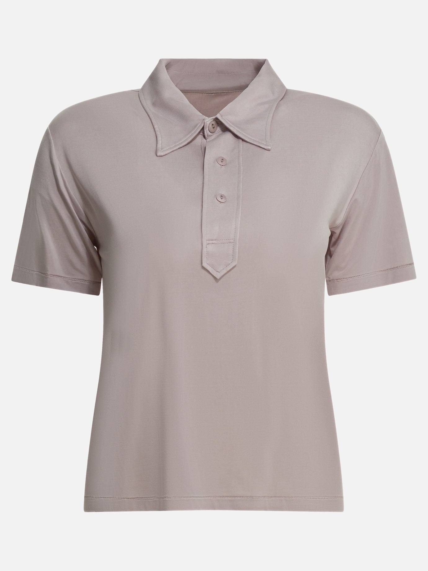 Polo shirts with buttons Solid colour  Pink - Maison Margiela Women | PDP | VIETTI Online Store | Zoom-Modal
