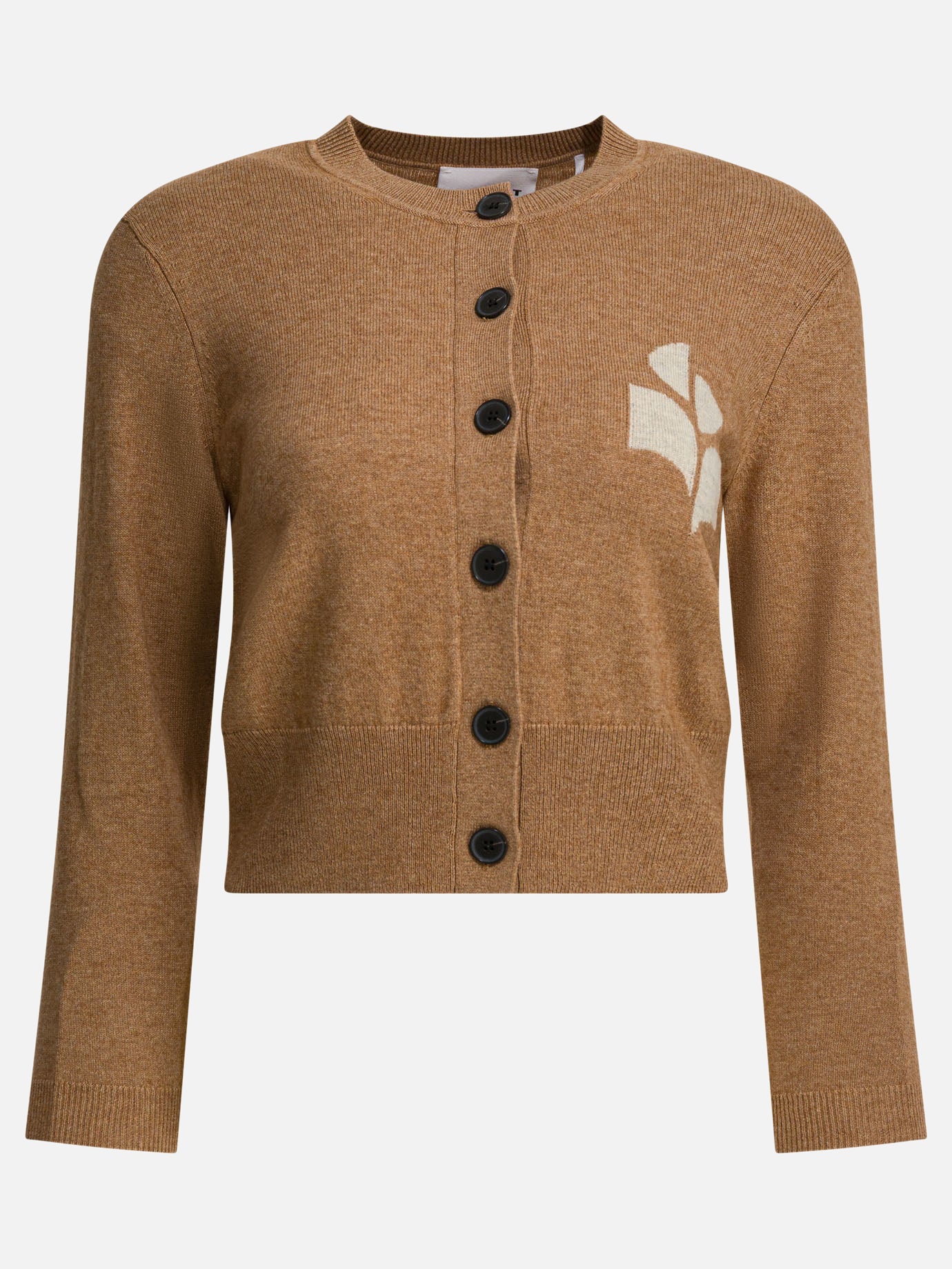 Cardigans Logo  Brown - Marant Étoile Women | PDP | VIETTI Online Store | thumbnail