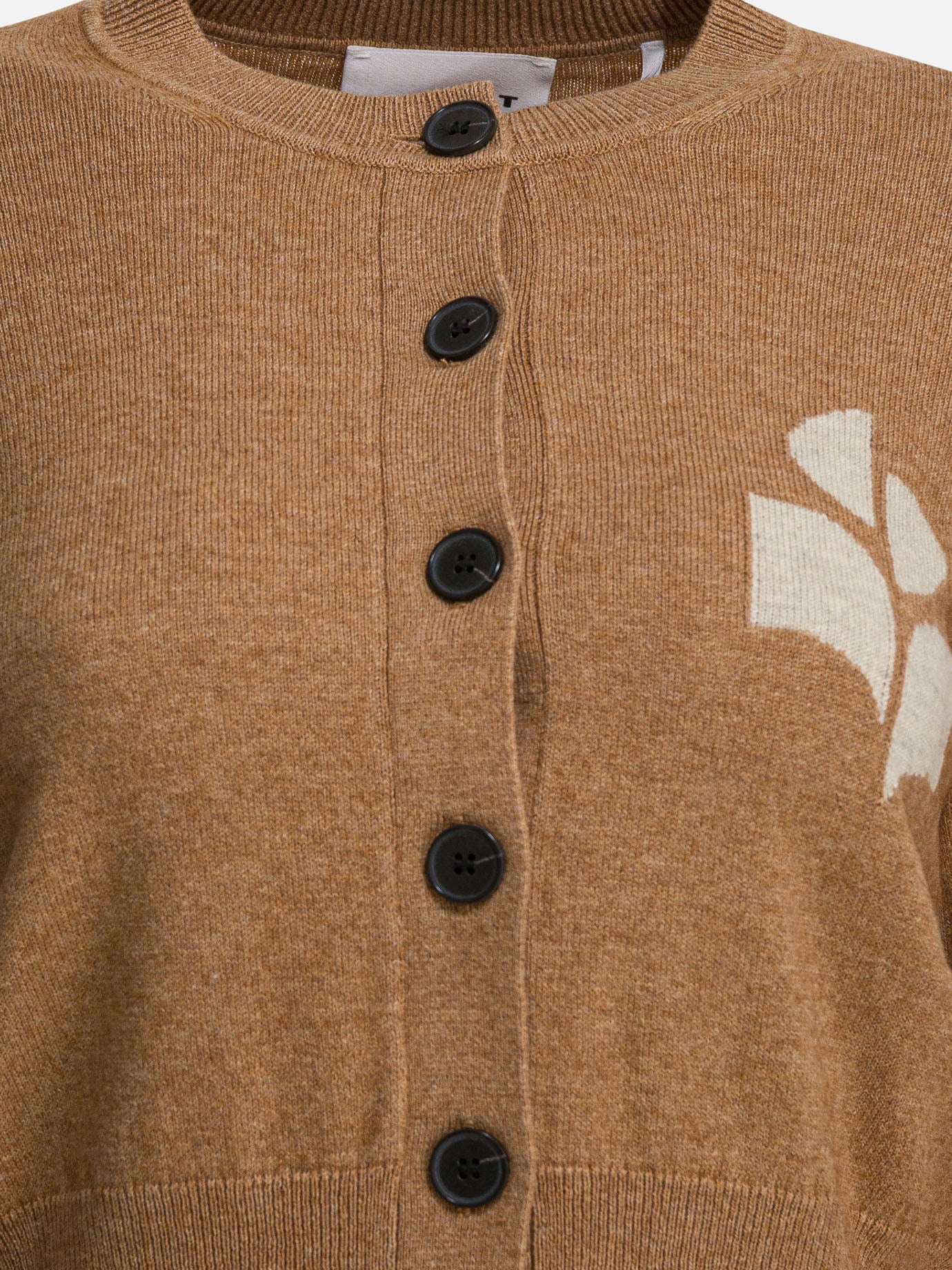 Cardigans Logo  Brown - Marant Étoile Women | PDP | VIETTI Online Store | Zoom-Modal_3

